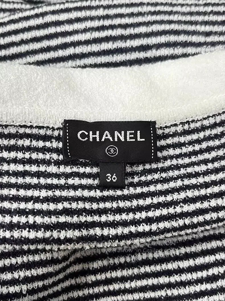 Chanel Chanel 23C black and white striped dress Size XS / US 0-2 / IT 36-38 - 5 Thumbnail
