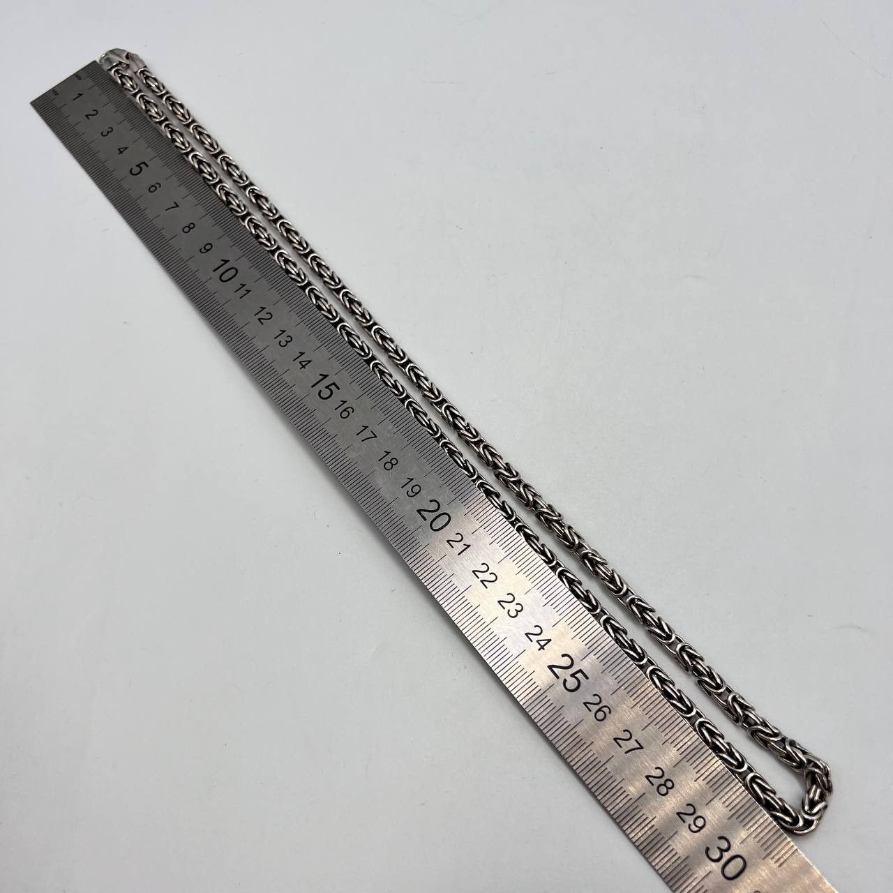 Sterling Silver Large Vintage Sterling Silver 925 Men's Jewelry Chain 51 gr Size ONE SIZE - 7 Thumbnail