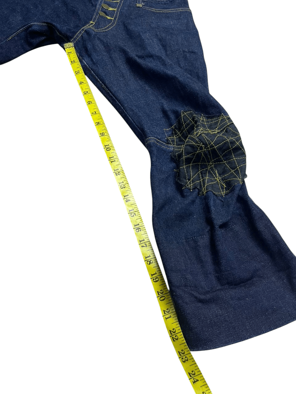 Christopher Nemeth Christopher Nemeth Raw Denim Low Rise Patcwork Size US 30 / EU 46 - 7 Thumbnail