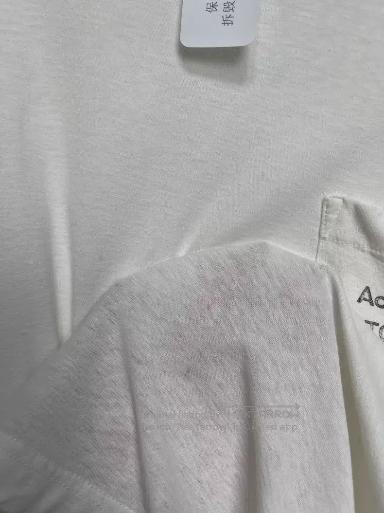Acne Studios Acne Studios Water-Washed Pocket Printed Logo Long Sleeve Size XS / US 0-2 / IT 36-38 - 5 Thumbnail