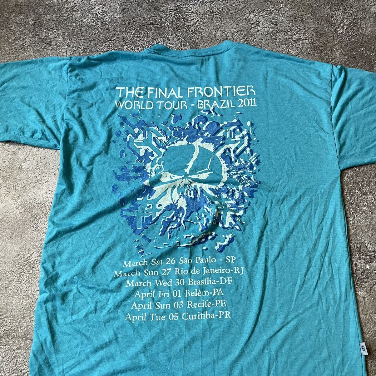 Vintage Vintage 90s Iron Maiden Sun Faded Band Graphic Tee Grunge XL Size US XL / EU 56 / 4 - 8 Thumbnail