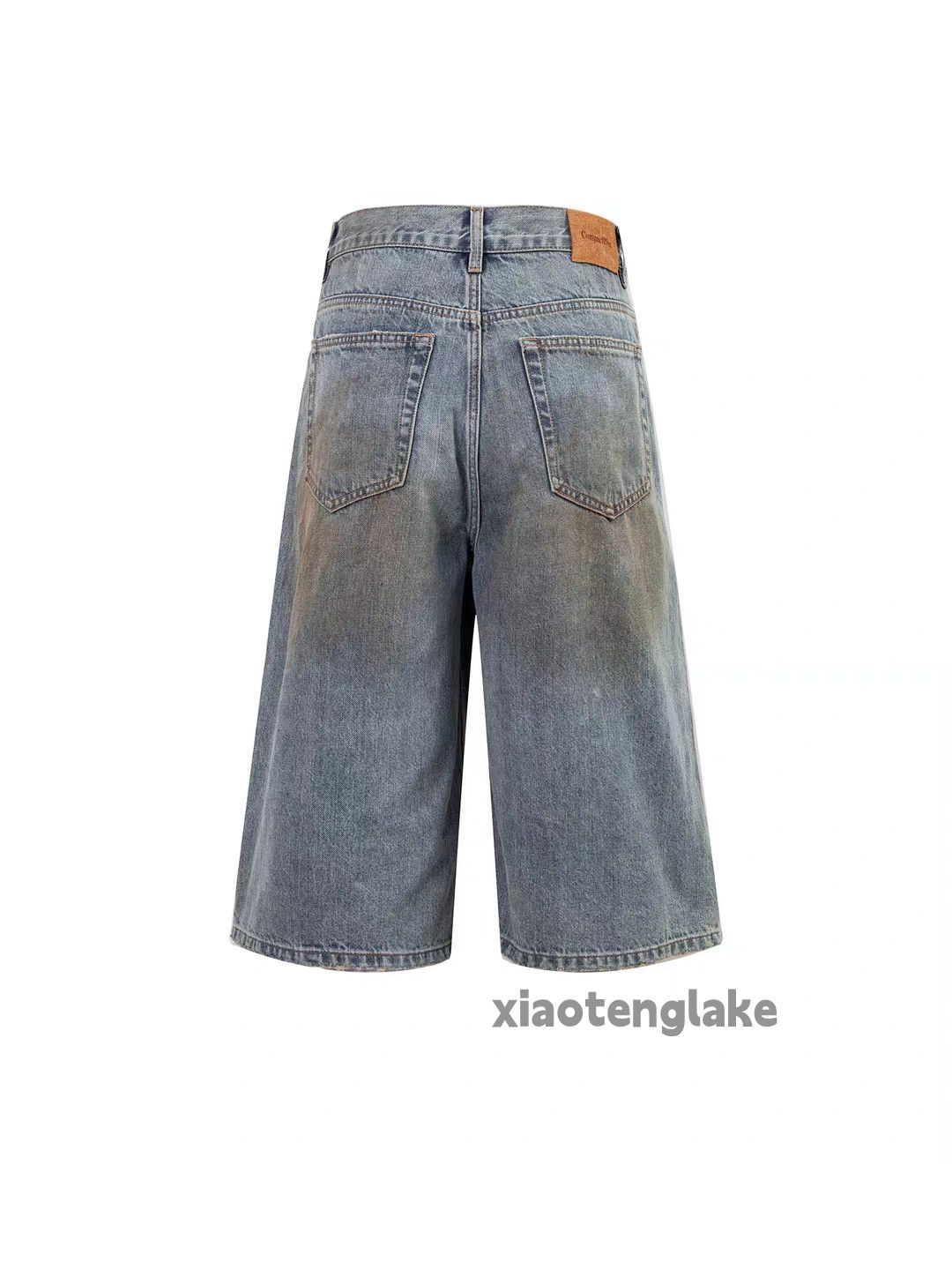 Designer × Jean × Vintage unisex washed faded stain paint grunge baggy shorts Size US 30 / EU 46 - 3 Thumbnail