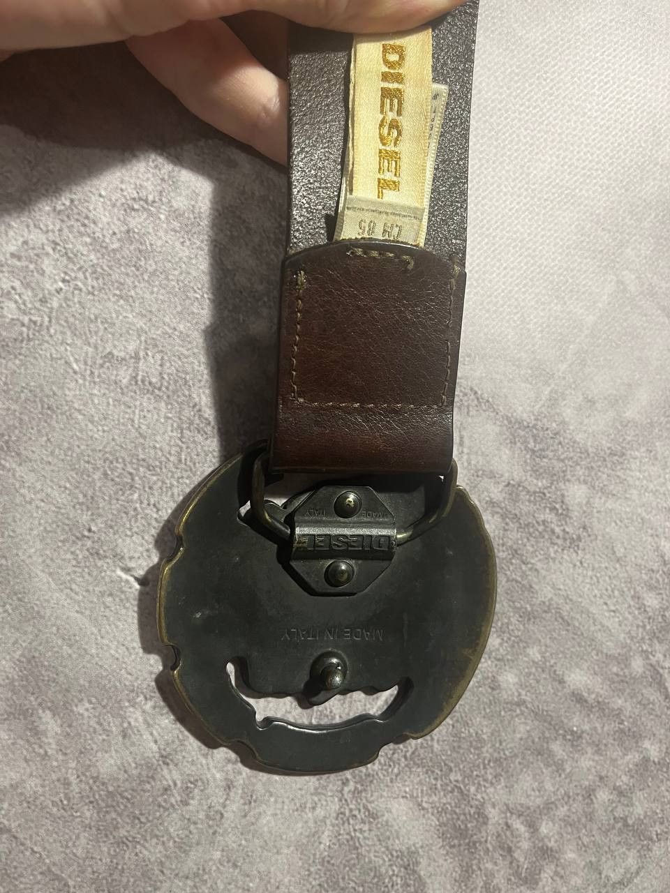 小物 DIESEL y2k 00s Antique processing belt DIESEL y2k 00s Antique