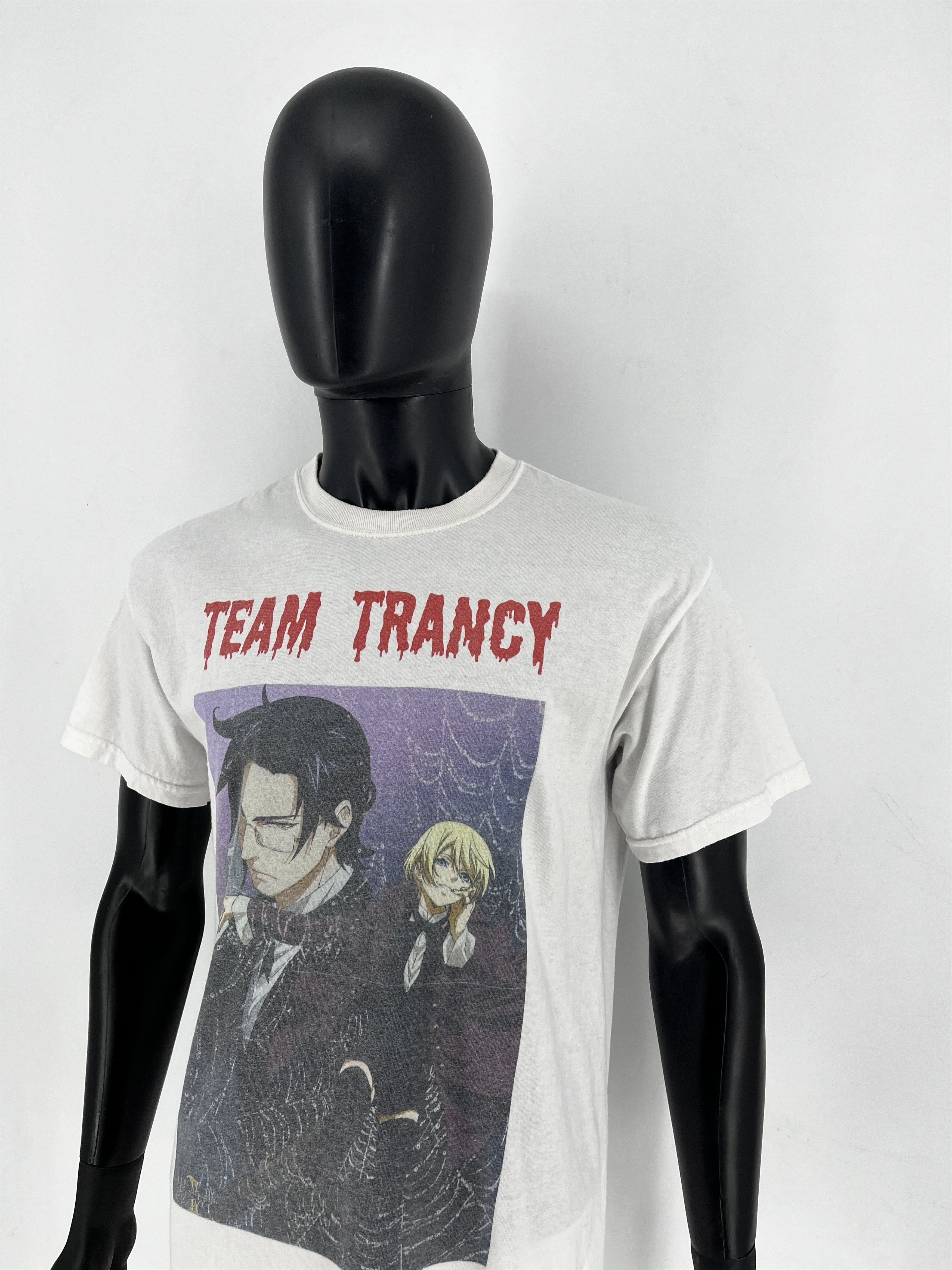 Anime Team Trancy Anime Tee – , White Graphic, Black Butler Size US M / EU 48-50 / 2 - 6 Thumbnail
