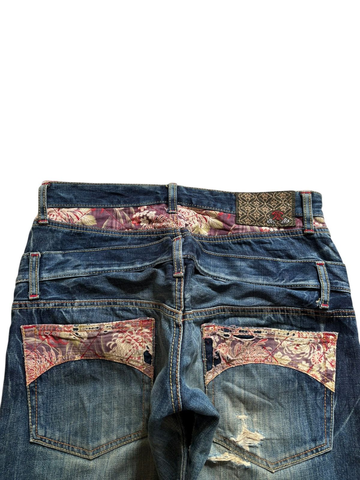 Eternal Vintage Eternal Double Waist Karakuri Style Baggy Jean Size US 31 - 8 Thumbnail