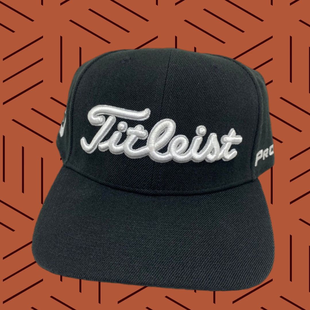 Titleist Titleist Golf Hat Cap Snapback Footjoy Pro V1 Black Monster Man Adjustable NEW Size ONE SIZE - 1 Thumbnail