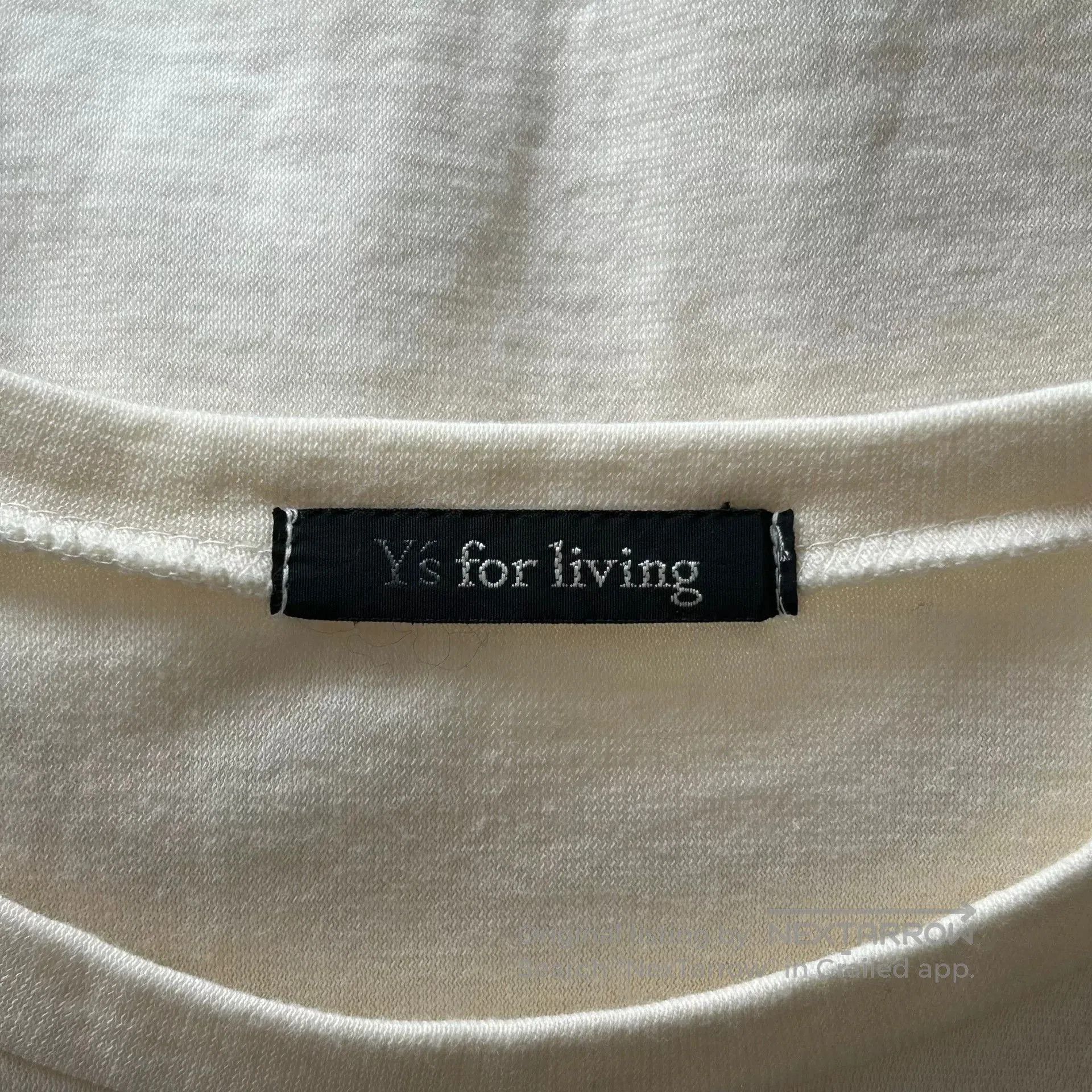 Y's Yohji Yamamoto 90s Long Sleeve T. Size XXS / US 00 / IT 34 - 5 Thumbnail