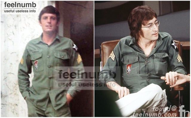Other VINTAGE John lennon US ARMY VINTAGE REVOLUTION OLIVE FATIGUE Size US S / EU 44-46 / 1 - 9 Thumbnail