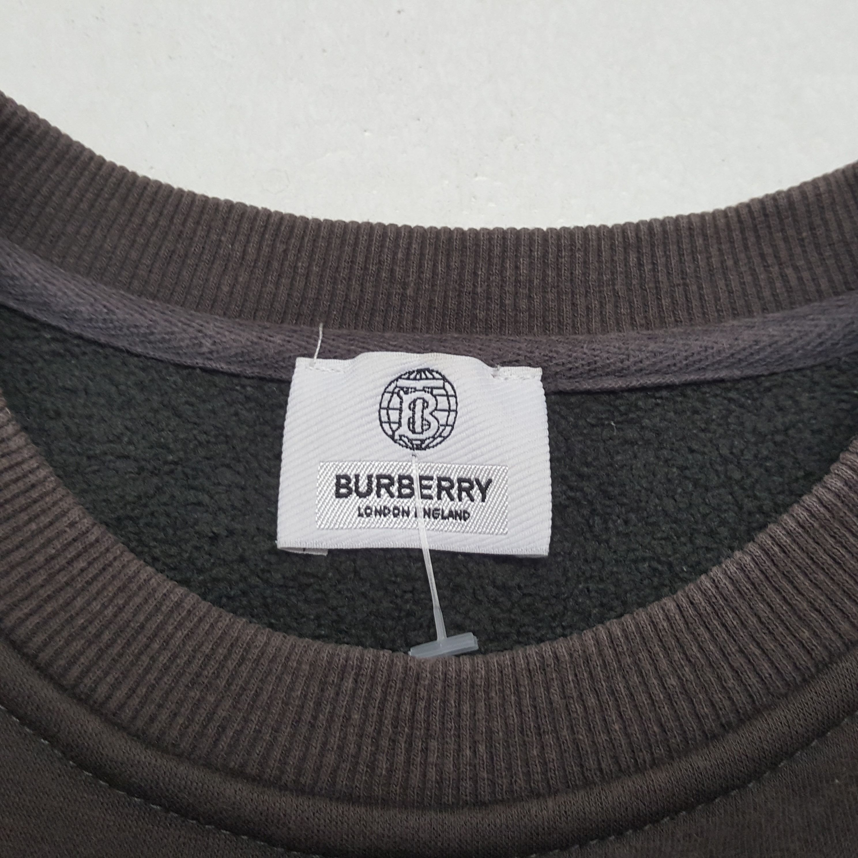 Burberry × Vintage BURBERRY Logo Nova Check Design Sweatshirt C284N3 Size US S / EU 44-46 / 1 - 6 Thumbnail
