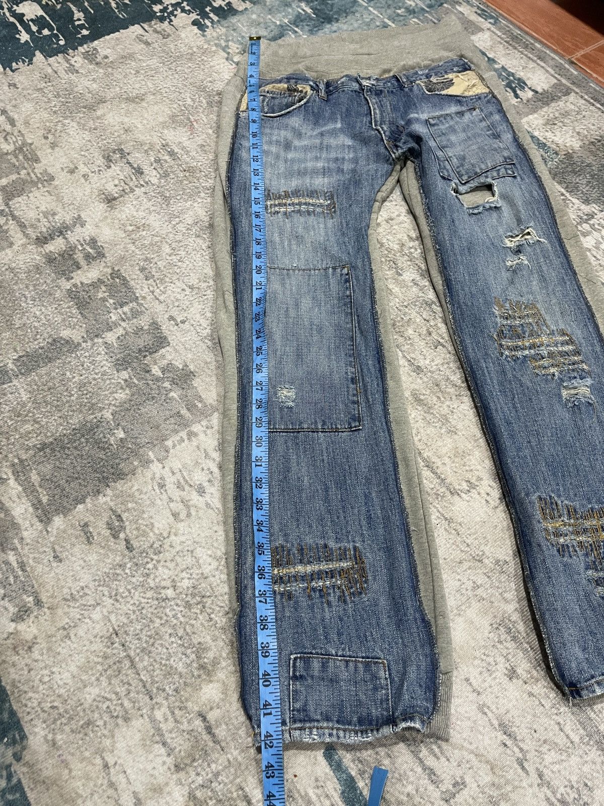 Japanese Brand × Vintage Vintage Gumu INTL Distressed Hybrid Pants Size US 32 / EU 48 - 21 Thumbnail