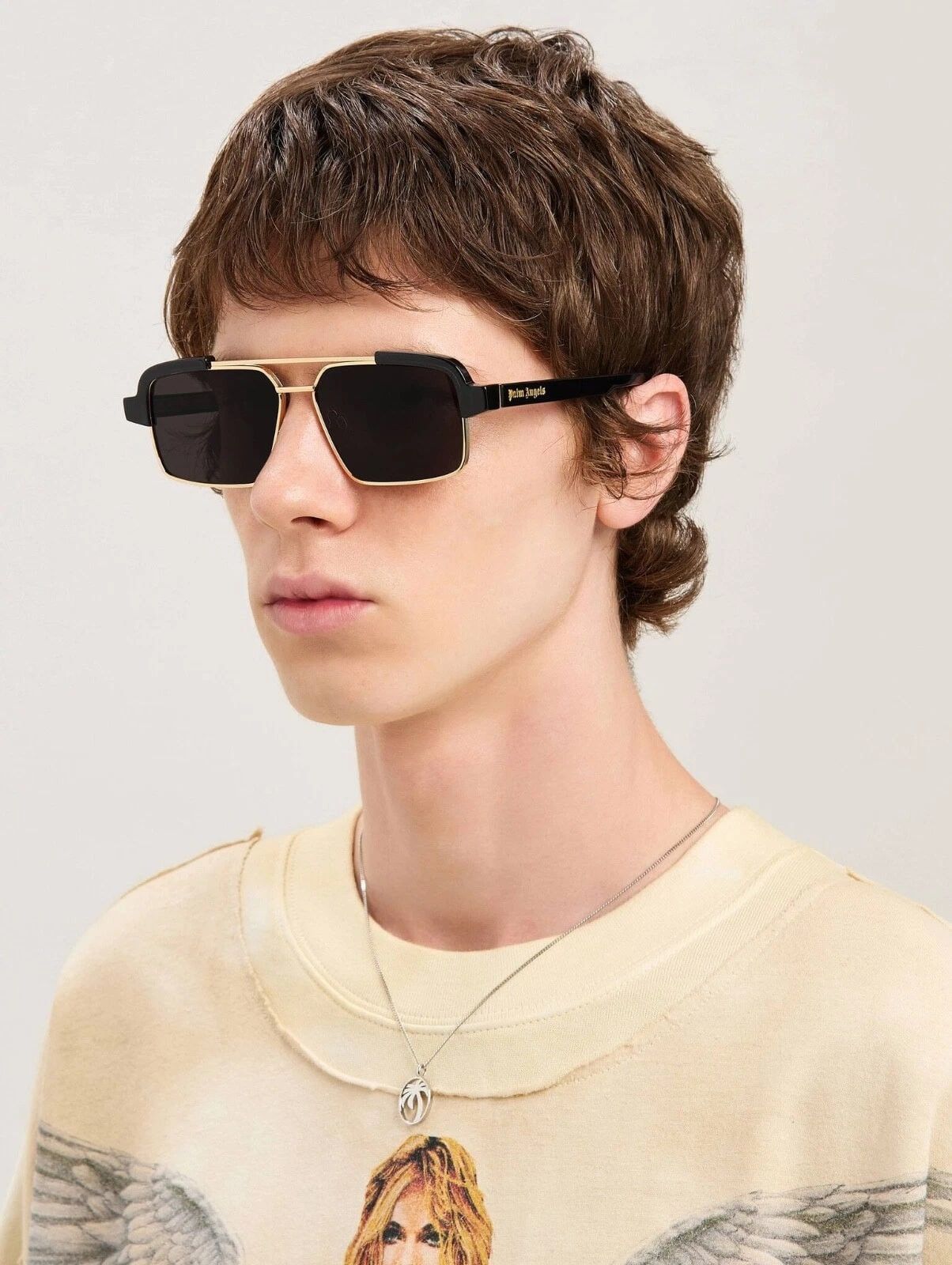 Palm Angels PALM ANGELS PERI10D 10D PANORAMA Brown Blue Fashion Sunglass Size ONE SIZE - 10 Thumbnail
