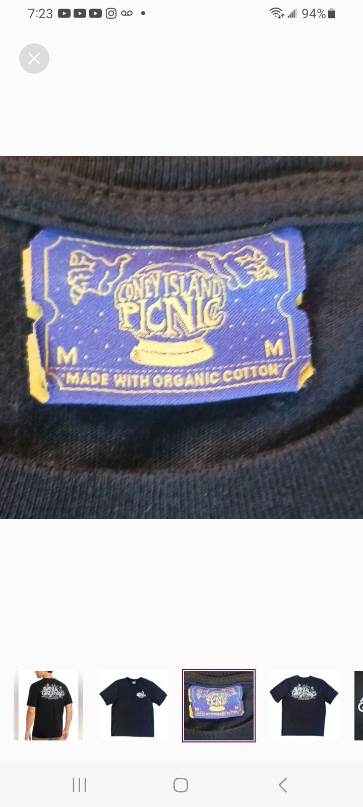Other CONEY ISLAND PICNIC 'Avant Gardening' Long-Sleeve T-Shirt Size US M / EU 48-50 / 2 - 3 Thumbnail