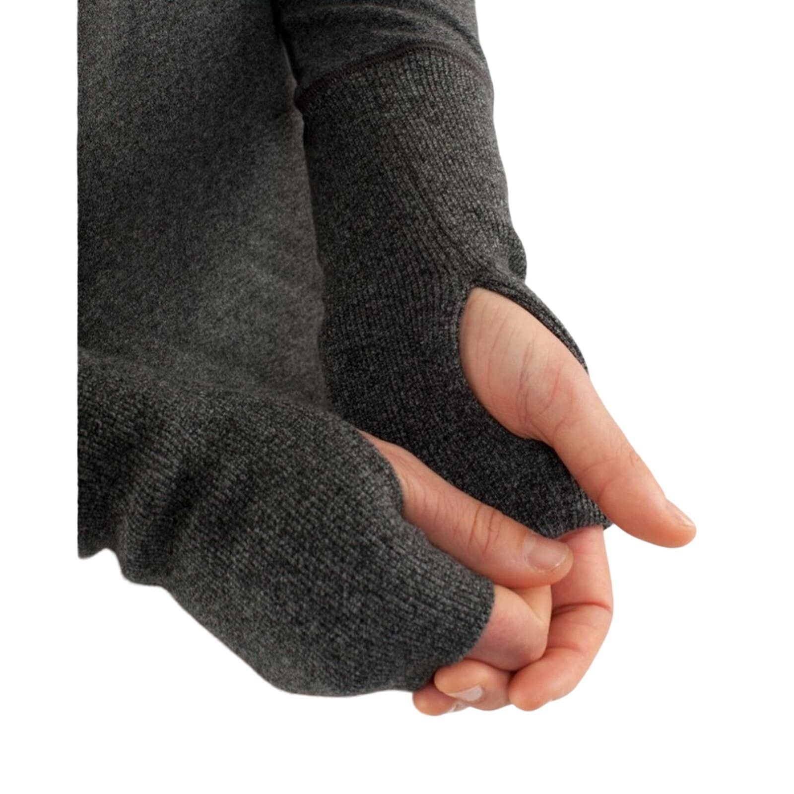 Lululemon LULULEMON Tea Lounge Pullover Sweater in Heathered Coal Size M / US 6-8 / IT 42-44 - 3 Thumbnail