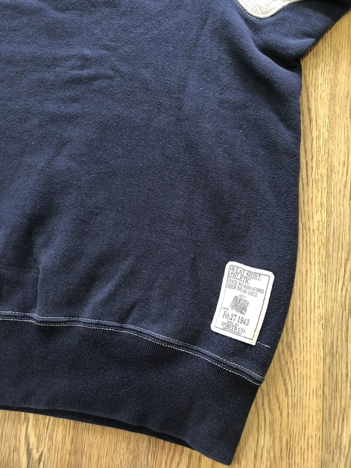 Cushman × Vintage Cushman Union Made US Airforce two tone crewneck Size US L / EU 52-54 / 3 - 7 Thumbnail