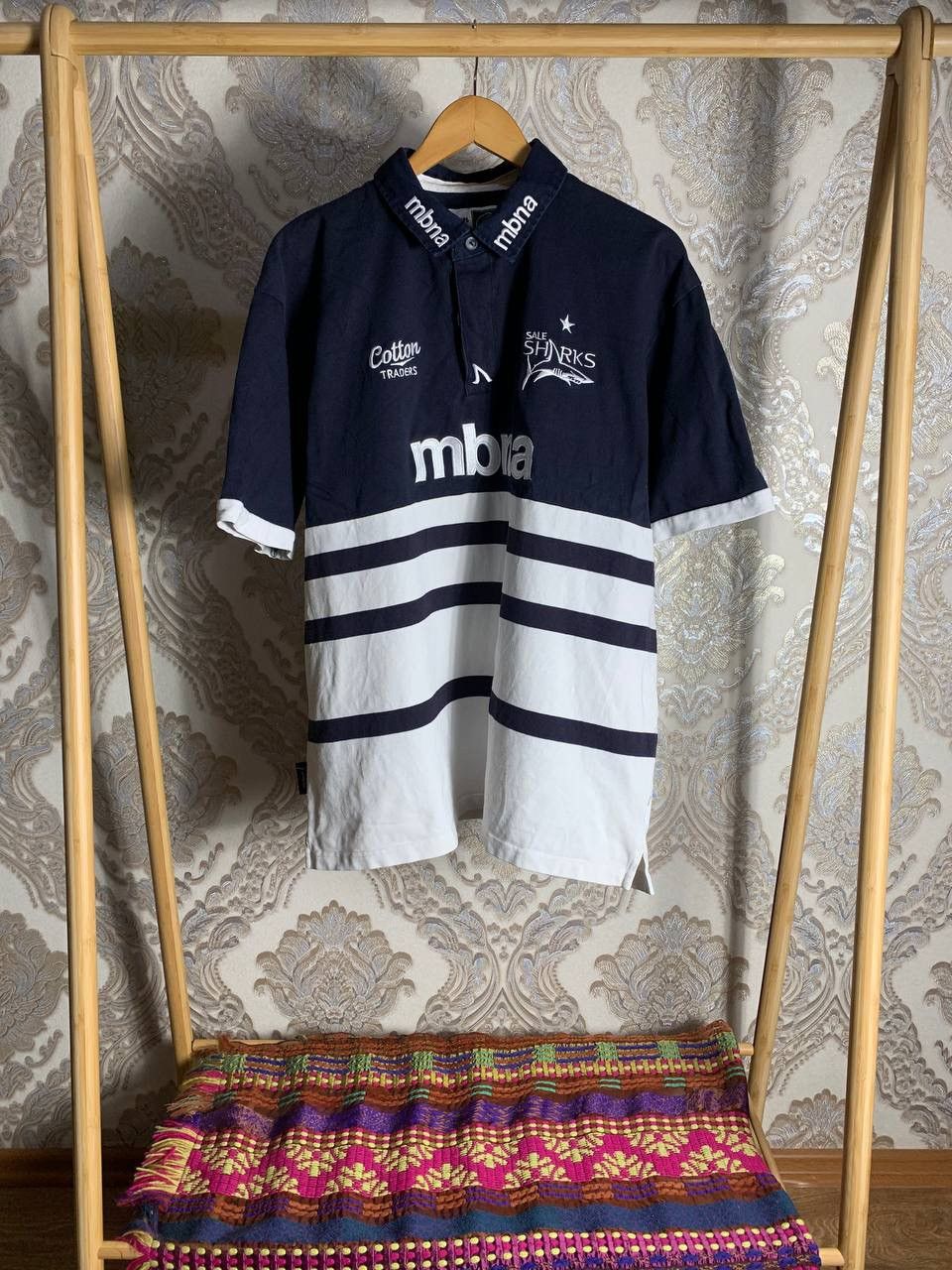 Cotton Traders VERY RARE COTTON TRADERS SALE SHARKS ENGLAND RUGBY JERSEY Size US XXL / EU 58 / 5 - 1 Thumbnail