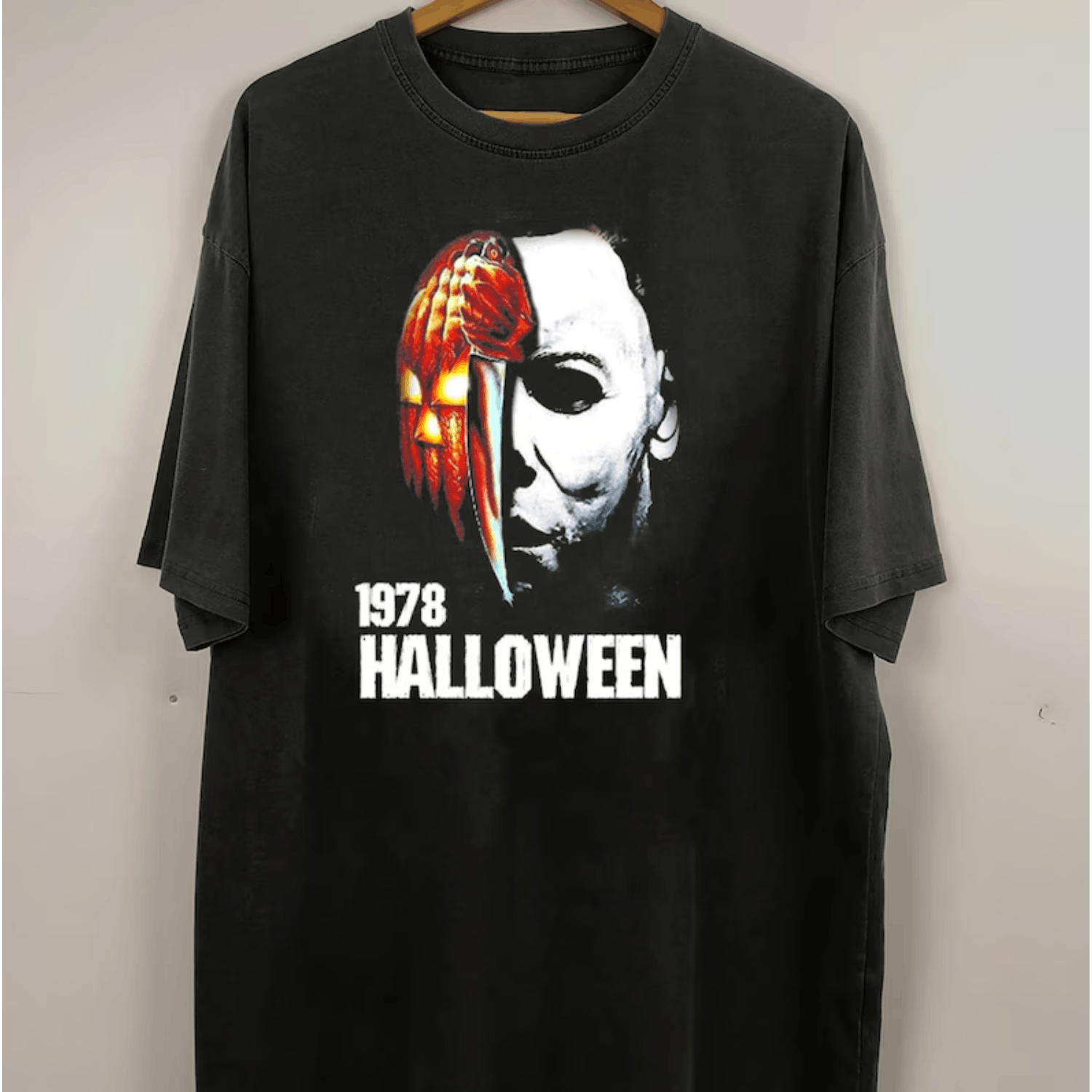 Vintage Michael Myers Shirt, Horror Movie Halloween Shirt Size US M / EU 48-50 / 2 - 1 Thumbnail