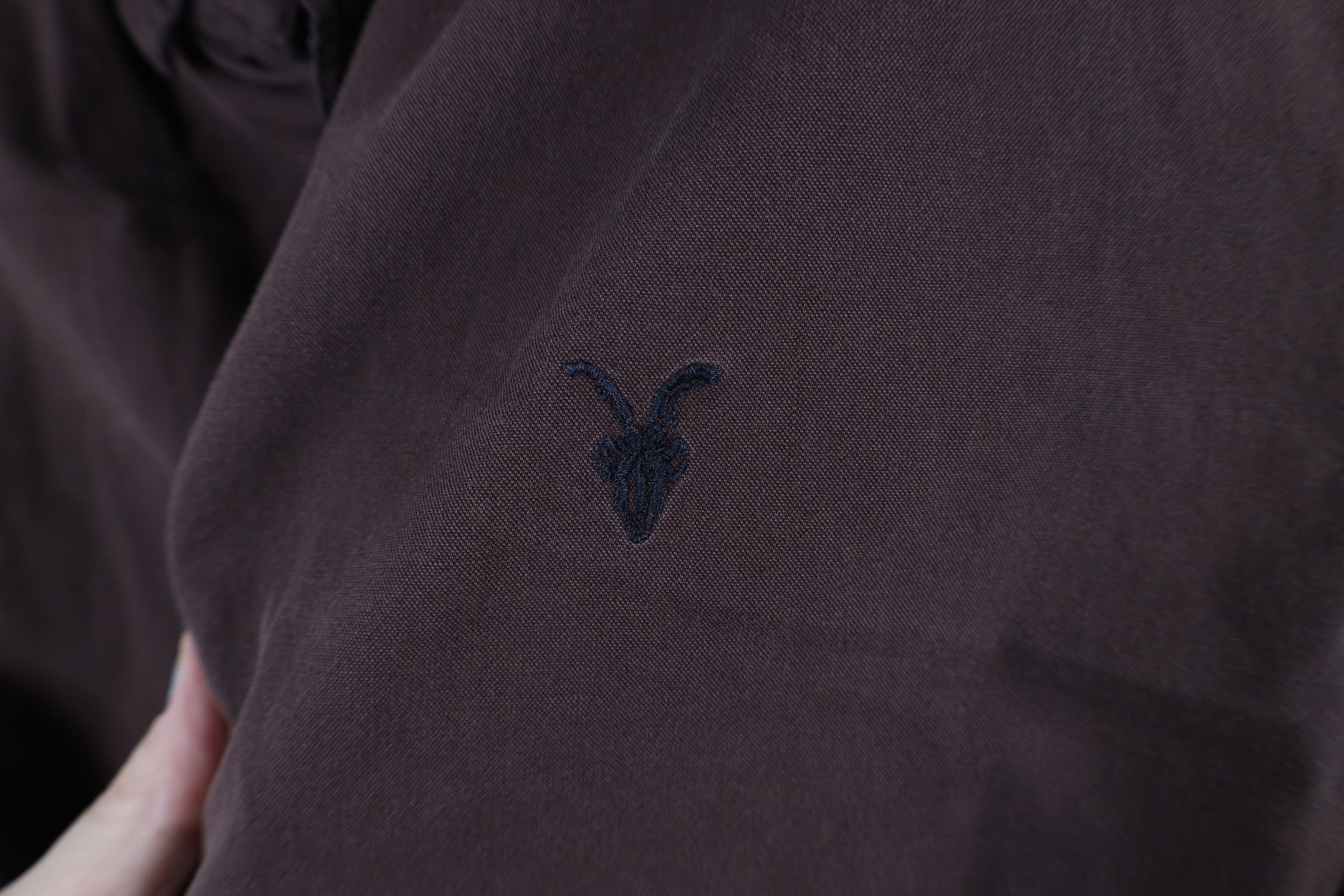 Allsaints × Vintage AllSaints Fit Distressed Collared Button Down Shirt Brown Size US M / EU 48-50 / 2 - 4 Thumbnail