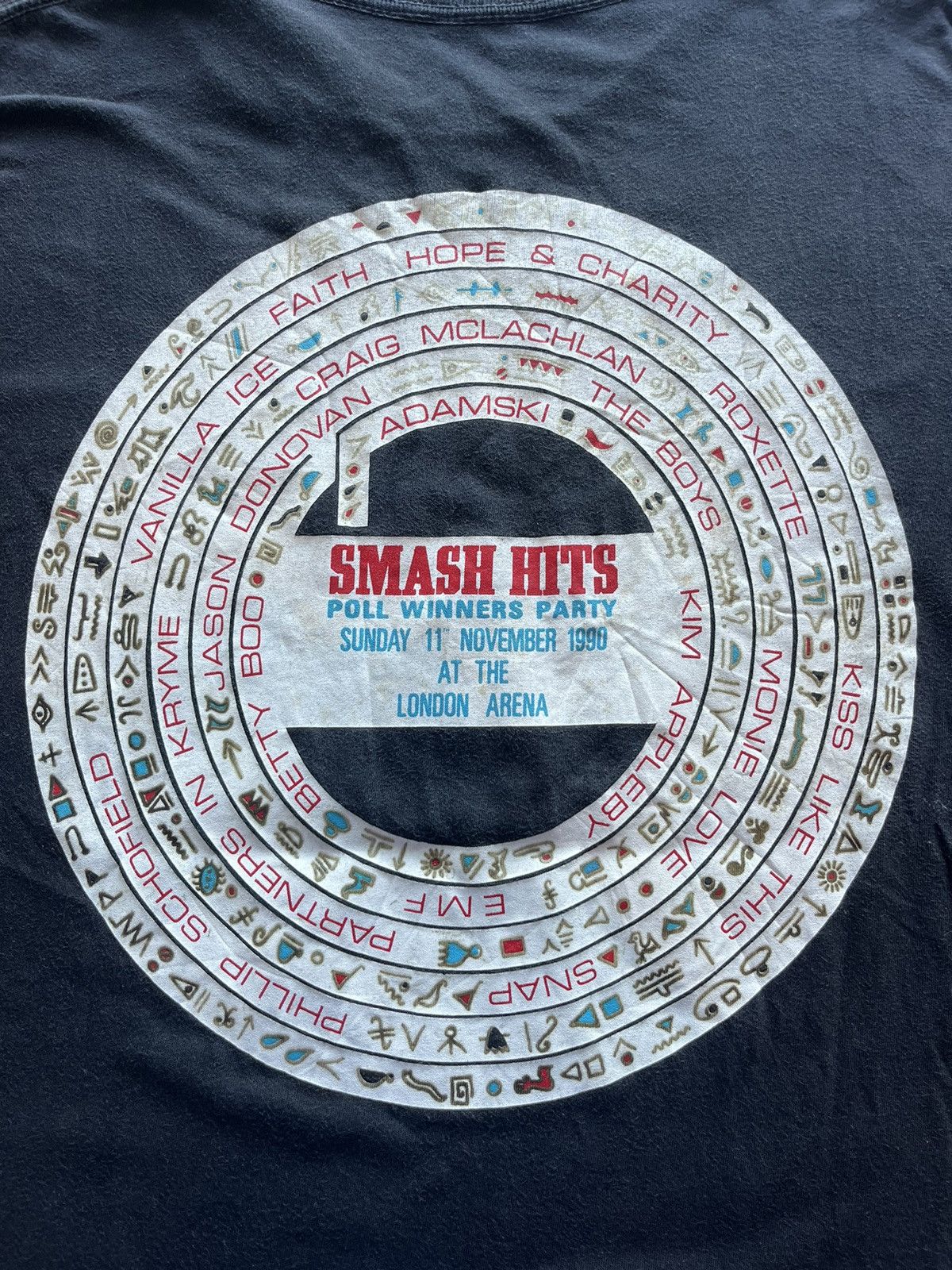 Band Tees × Vintage Vintage SMASH HITS Poll Winners Party 1990’s Tshirt Size US L / EU 52-54 / 3 - 9 Thumbnail