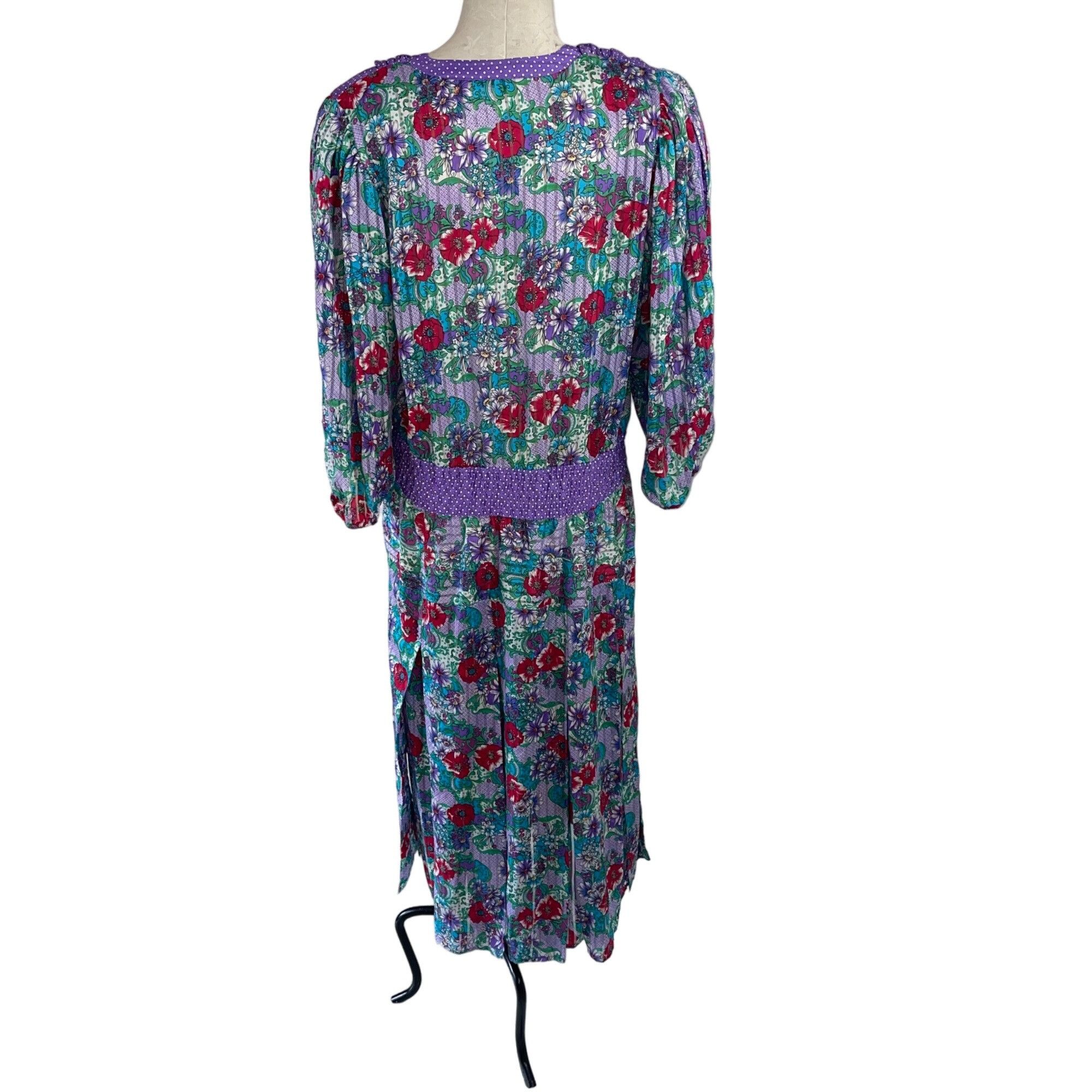 Vintage Diane Freis Vintage Womens Dress Size Medium Size M / US 6-8 / IT 42-44 - 2 Thumbnail