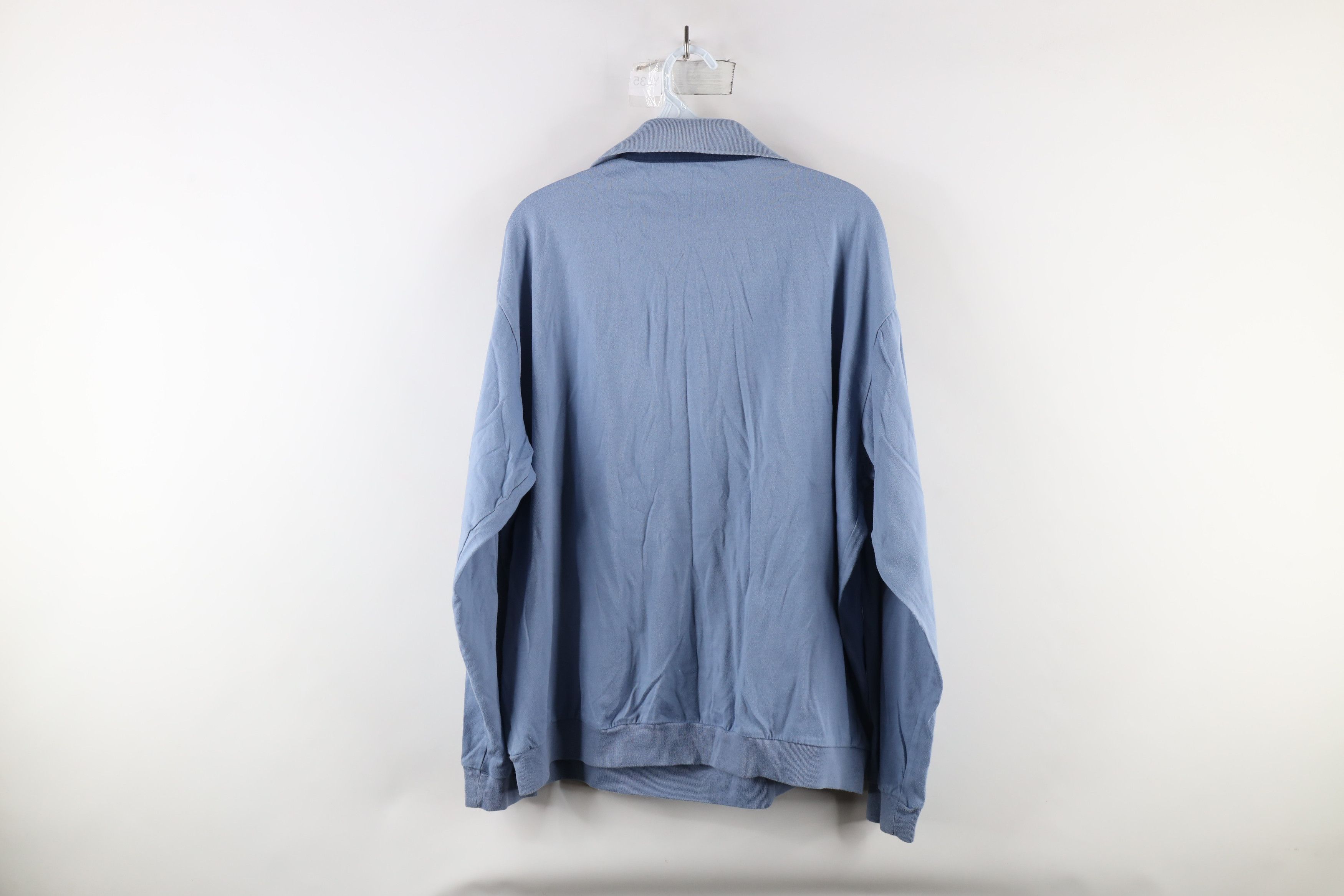 Vintage Vintage 90s Streetwear Collared Pullover Long Sleeve Polo Size US XL / EU 56 / 4 - 8 Thumbnail