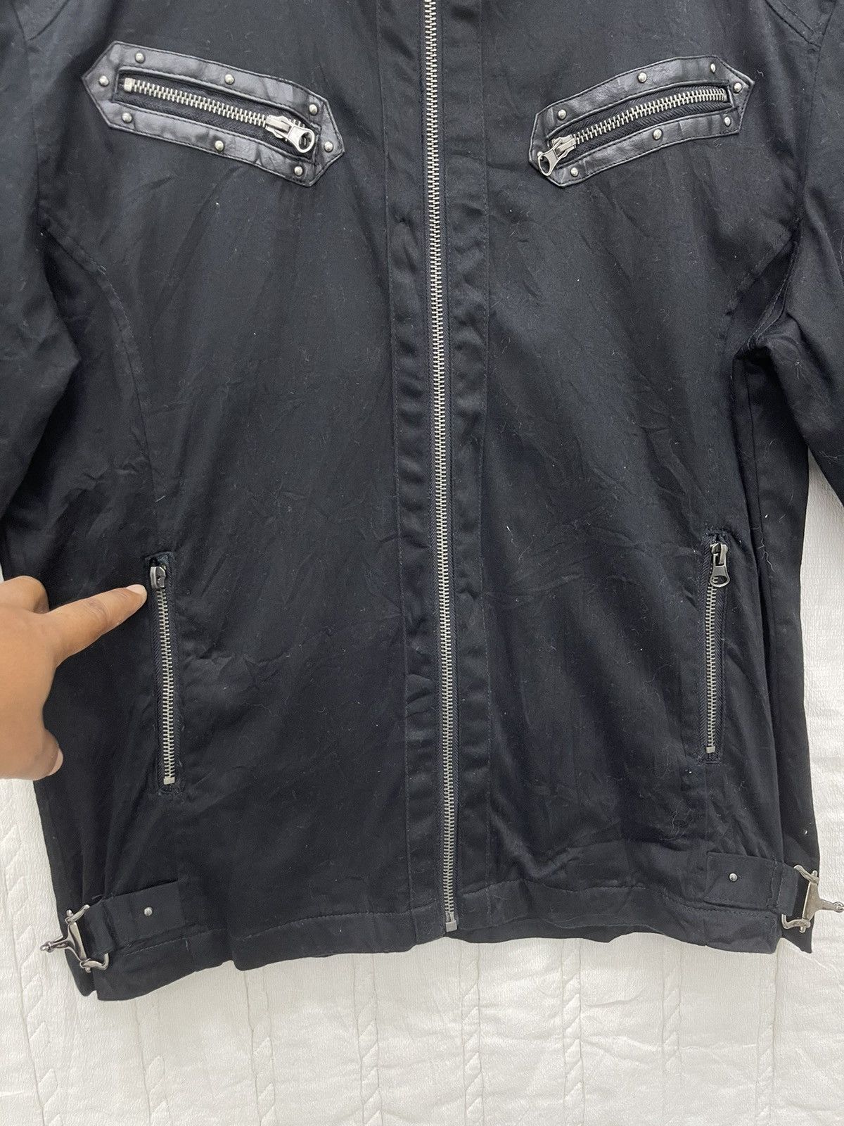 In The Attic (S) IN THE ATTIC DOUBLE RIDER BIKE JACKET Size L / US 10 / IT 46 - 16 Thumbnail