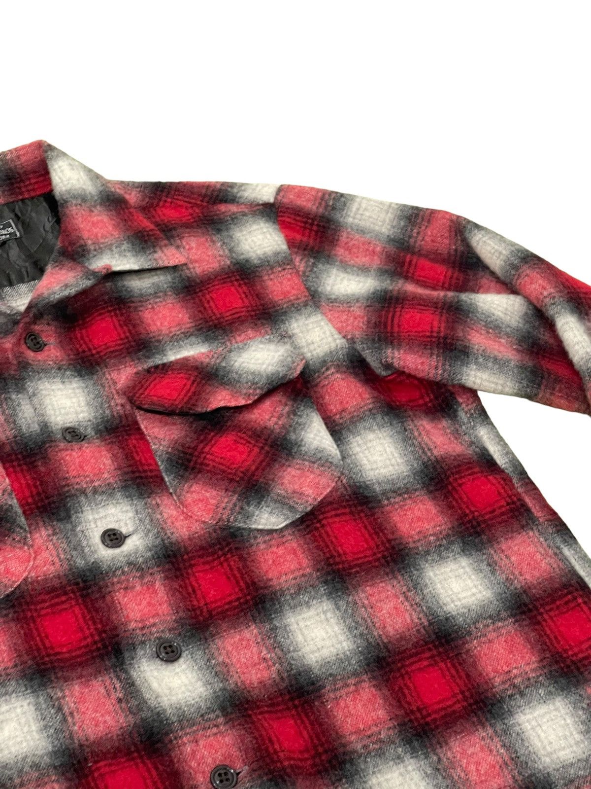Schott Shadow Plaid Schott Bros Wool Flannel Shirt 5🟩8 Size US M / EU 48-50 / 2 - 6 Thumbnail