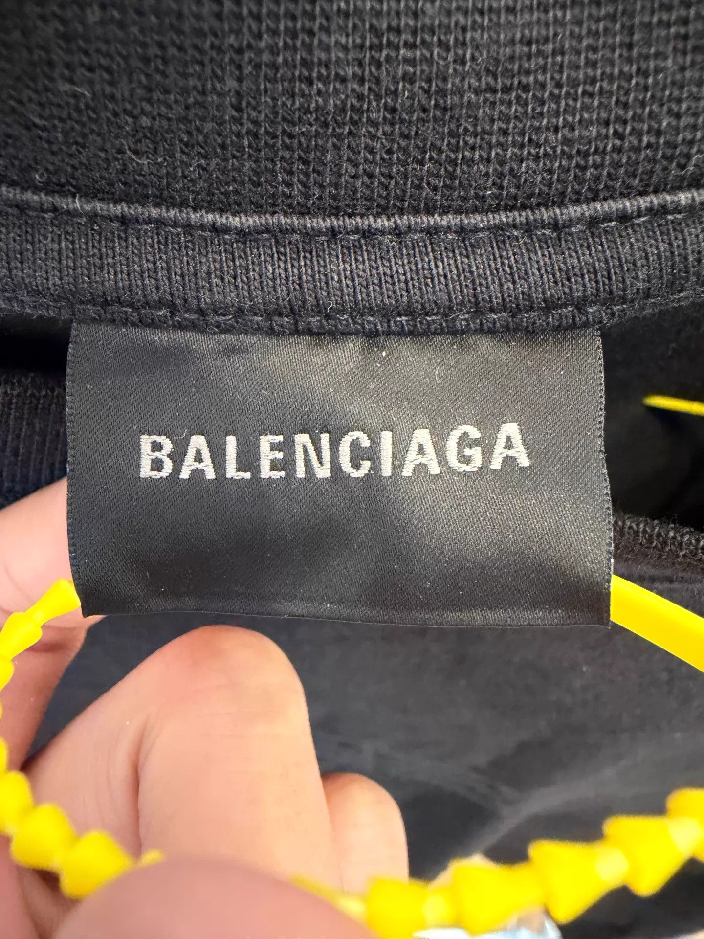 Balenciaga Balenciaga Solid Logo Embroidered Oversized Tee Men's XS Size US XS / EU 42 / 0 - 4 Thumbnail