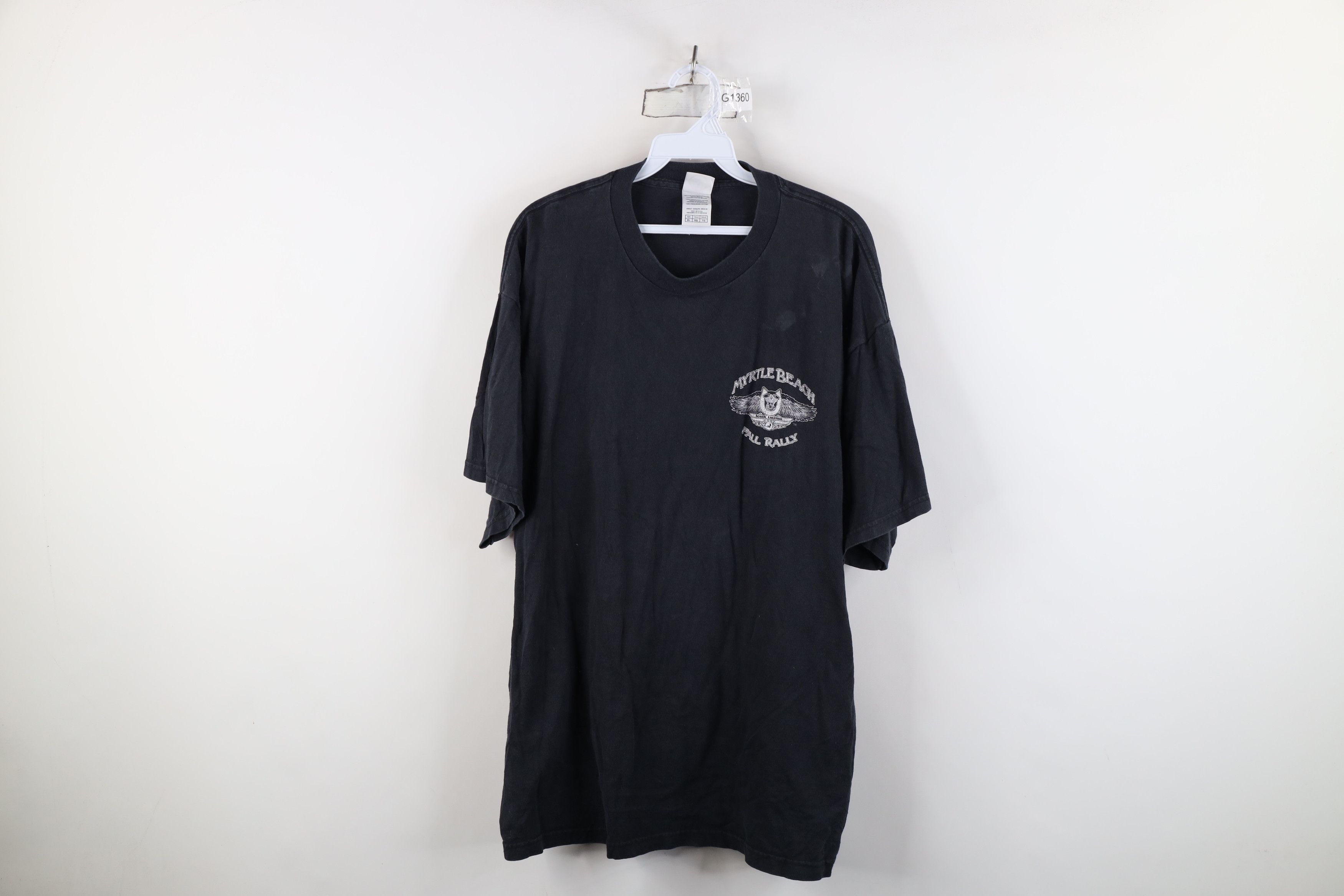 Vintage Vintage Y2K 2007 Myrtle Beach Fall Rally Motorcycle T-Shirt Size US XL / EU 56 / 4 - 1 Thumbnail