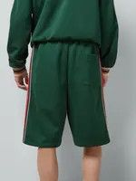Gucci o1loc1c0226 662272 GG Jacquard Jersey Shorts in Green Size US 36 / EU 52 - 6 Thumbnail