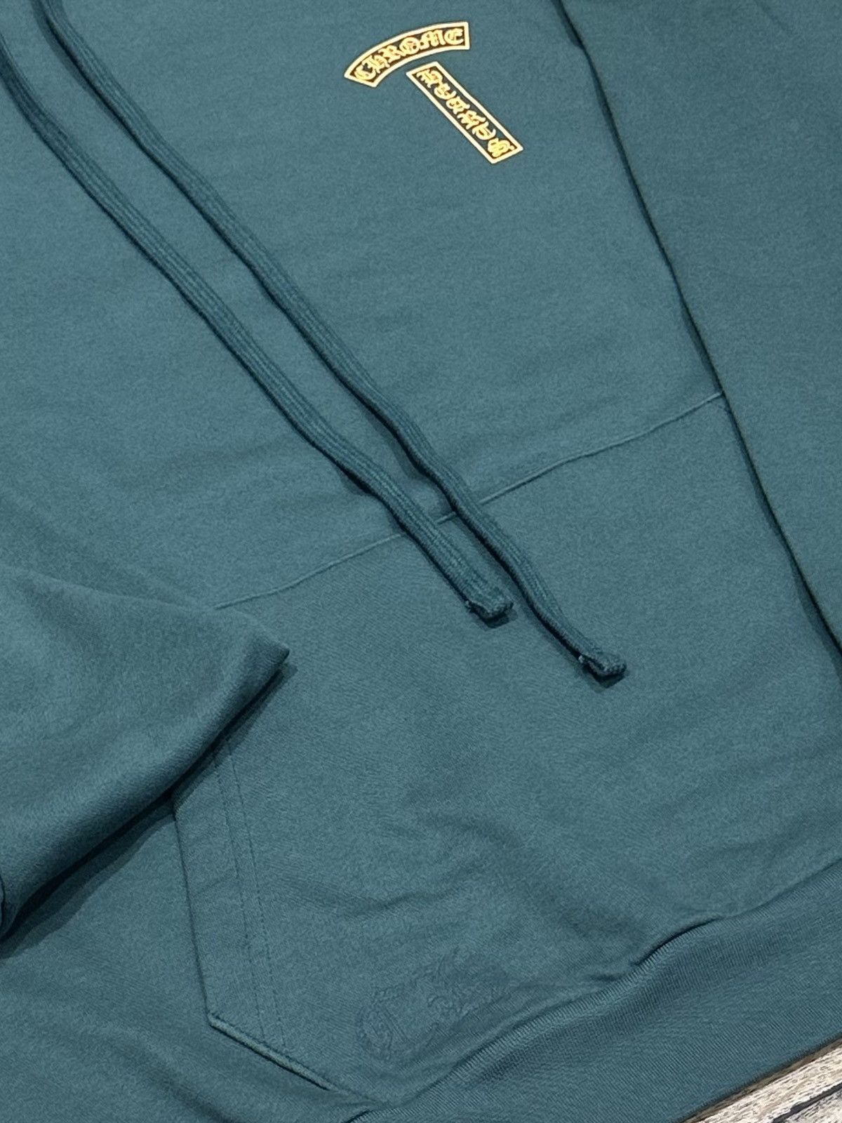 Chrome Hearts Chrome Hearts Shoulder Logo Hoodie Green Size US XL / EU 56 / 4 - 3 Thumbnail