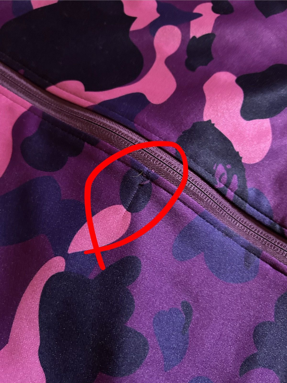 Bape Bape Purple Camo Track Jacket Size US S / EU 44-46 / 1 - 9 Thumbnail