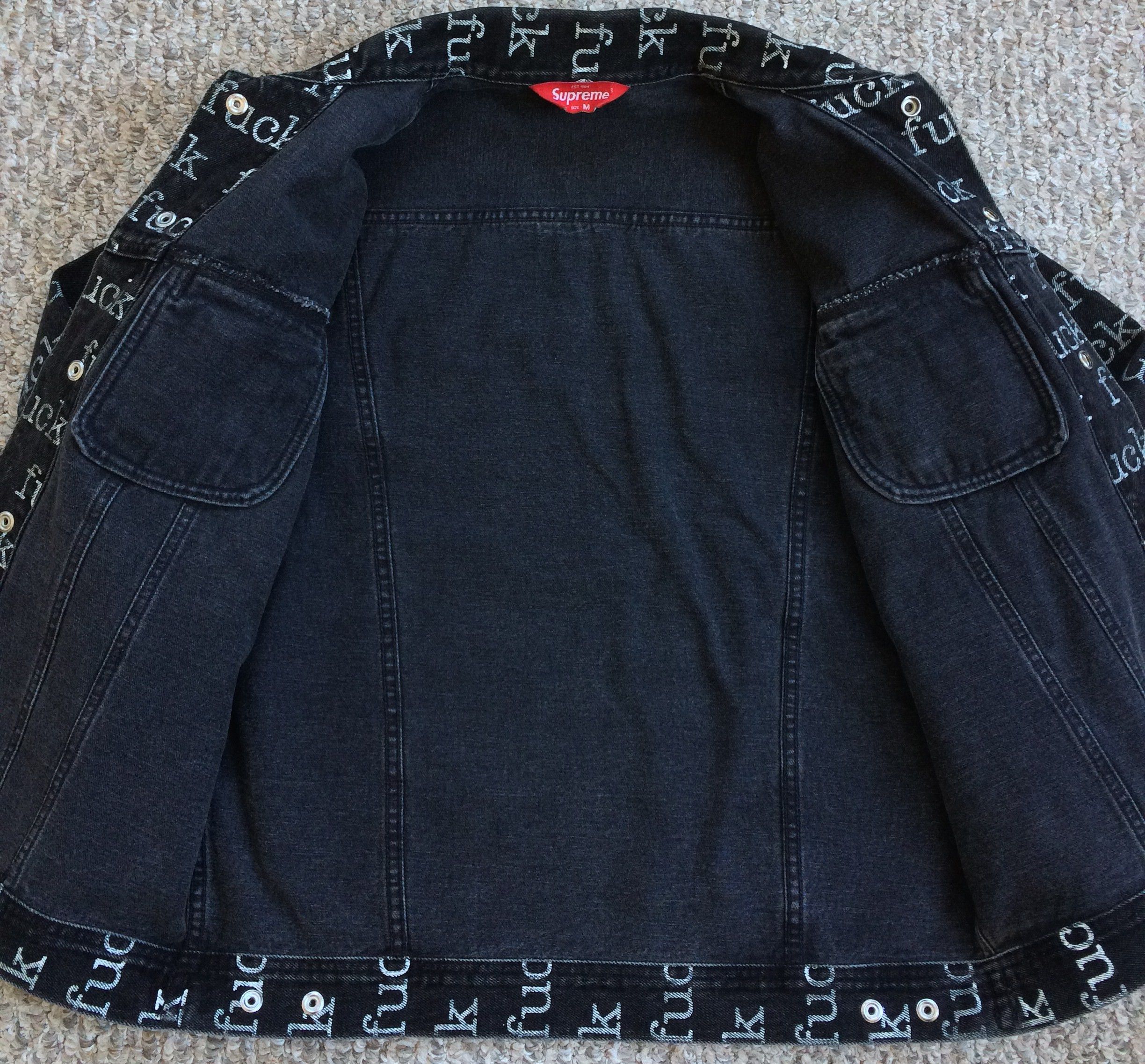 S/S 2013 Supreme Fuck Denim Jacket