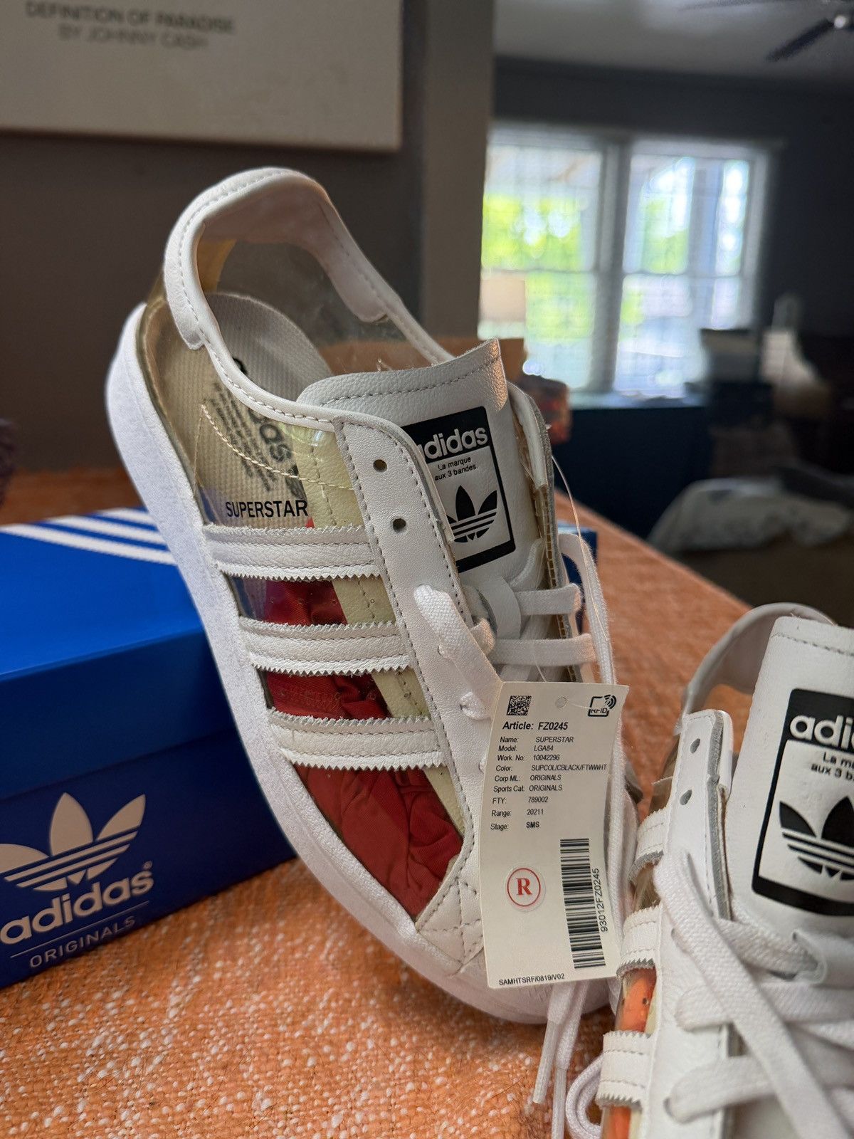 Adidas Clear! Adidas Superstar New size 9 Samples Size US 9 / EU 42 - 2 Thumbnail