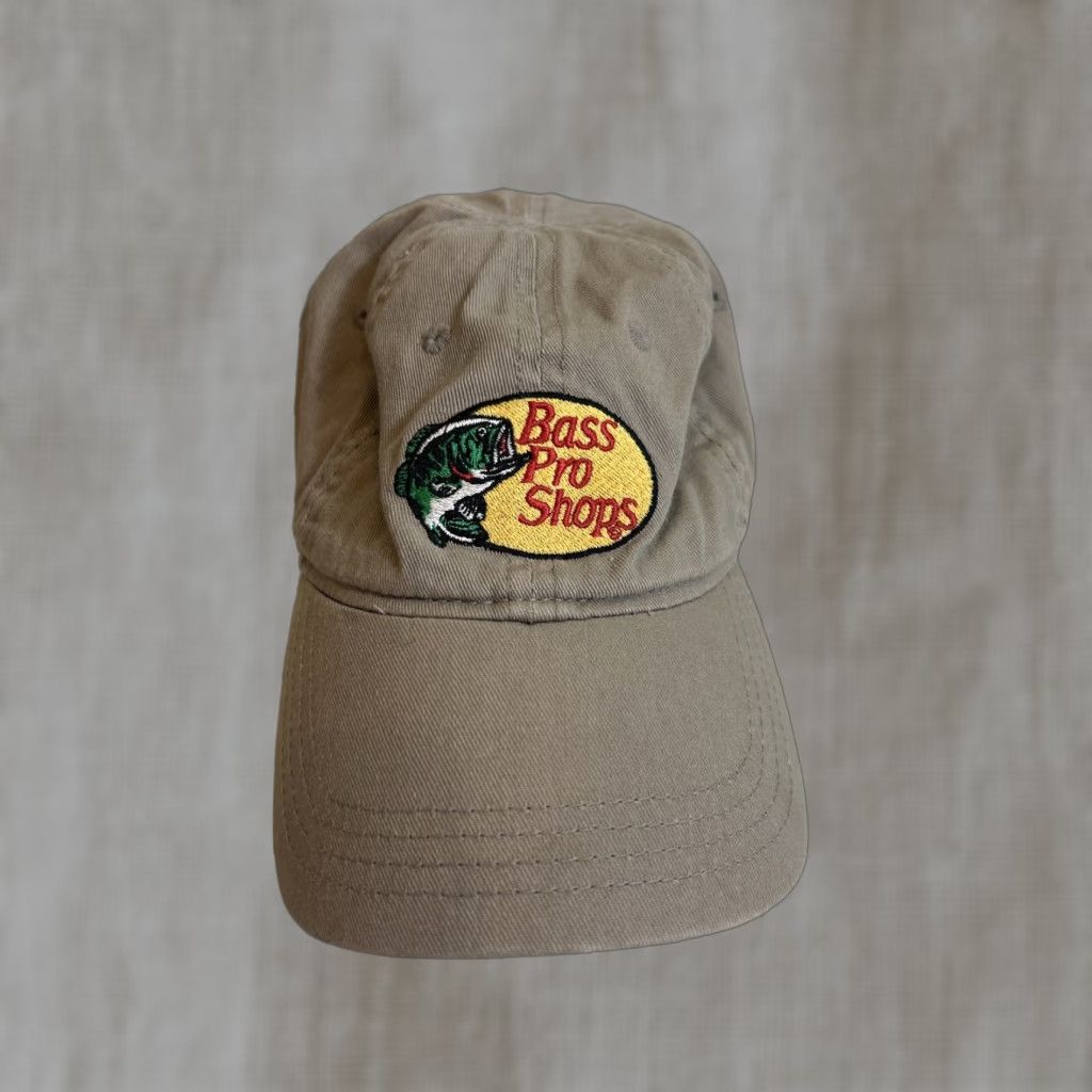 Bass Pro Shops Bass Pro Shop Beige Toddle Hat One Size Baseball Cap Adjustable Mens Hats Beige One Size Bass Pro Shop Baseball Cap Size ONE SIZE - 1 Thumbnail