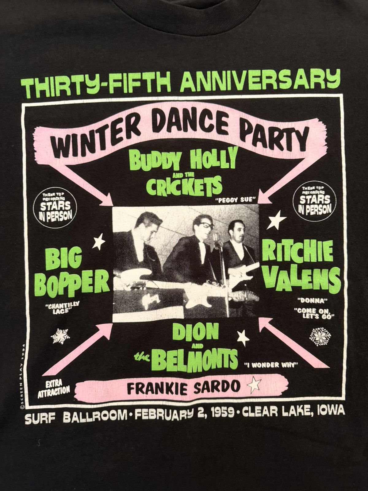 Vintage Screen Play 1994 Winter Dance Party T-Shirt Size US L / EU 52-54 / 3 - 2 Thumbnail