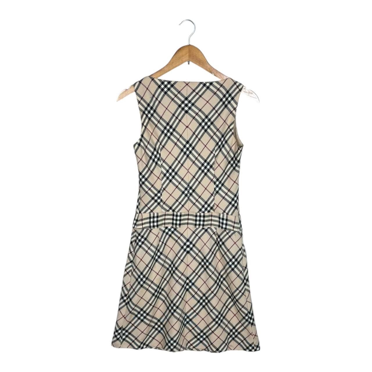 Burberry Burberry London Nova Check Pleated Sleeveless Dress Size XS / US 0-2 / IT 36-38 - 3 Thumbnail