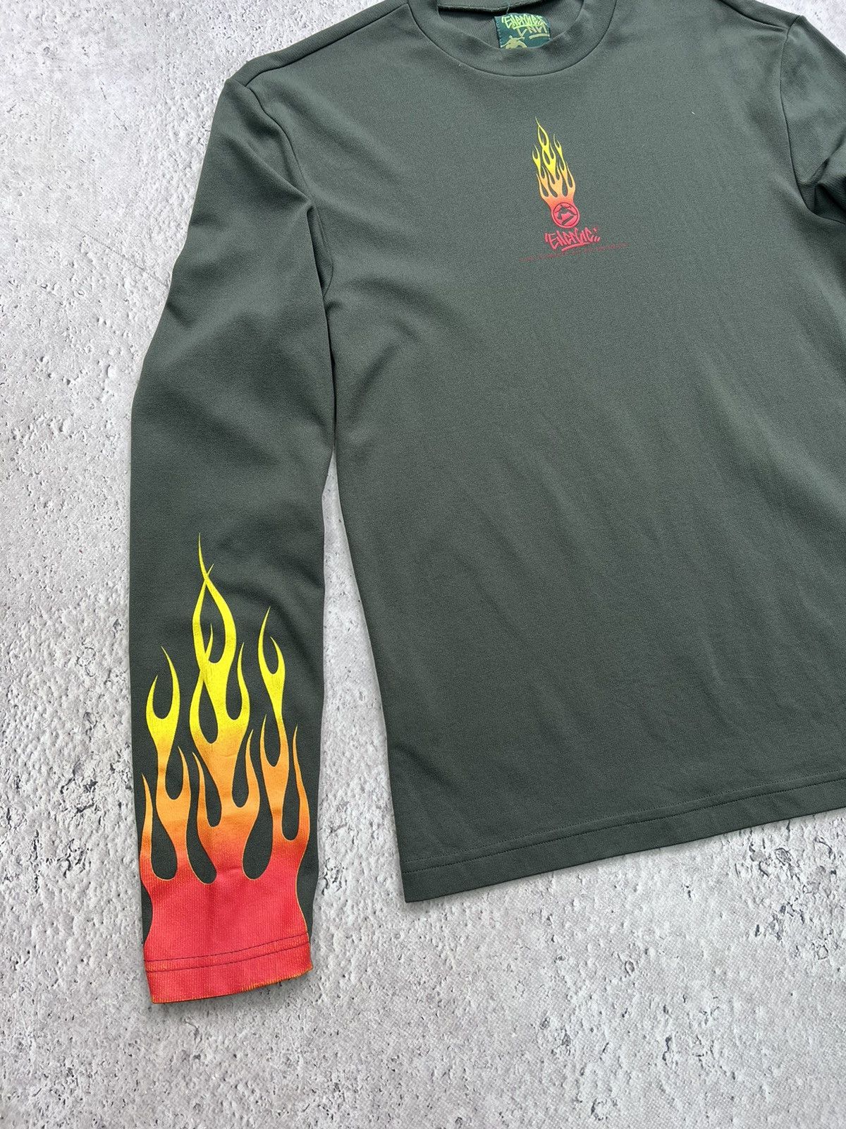 Diesel × Japanese Brand VINTAGE ARCHIVE MESH SLIM FIRE LONGSLEEVE Size US M / EU 48-50 / 2 - 2 Thumbnail
