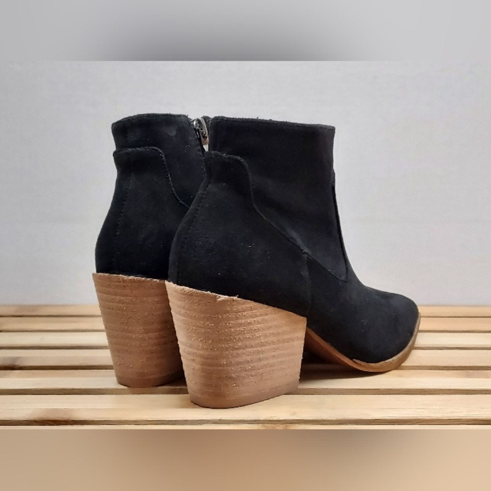 Beastin Beast Fashion Womens Black Faux Suede Abby Ankle Boot Size 6 Size US 6 / IT 36 - 7 Thumbnail