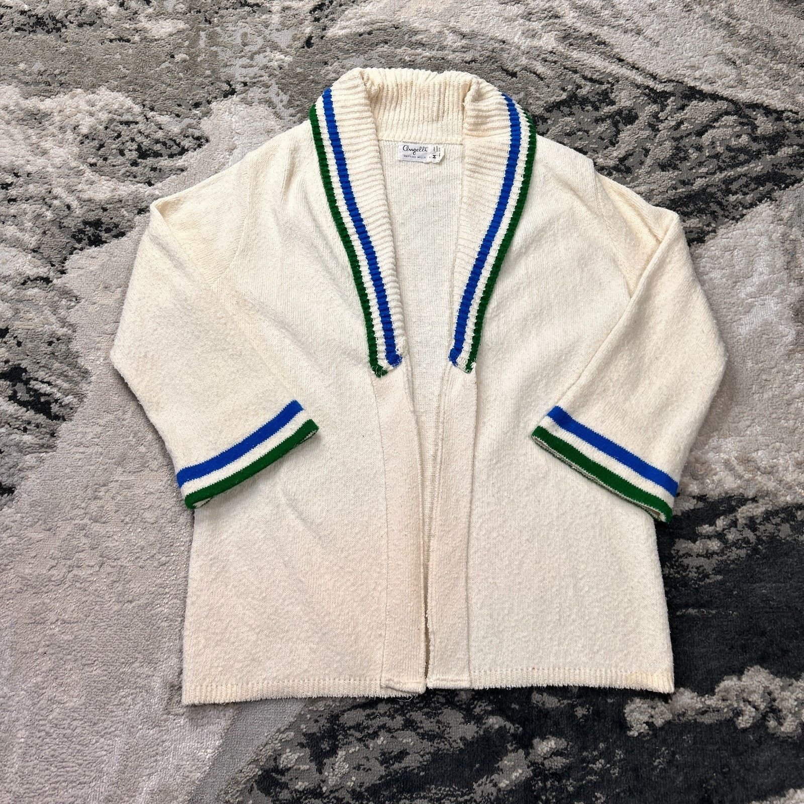 &Daughter Angellis Knitting Mills Cardigan Sweater Womens M Beige Size M / US 6-8 / IT 42-44 - 1 Thumbnail