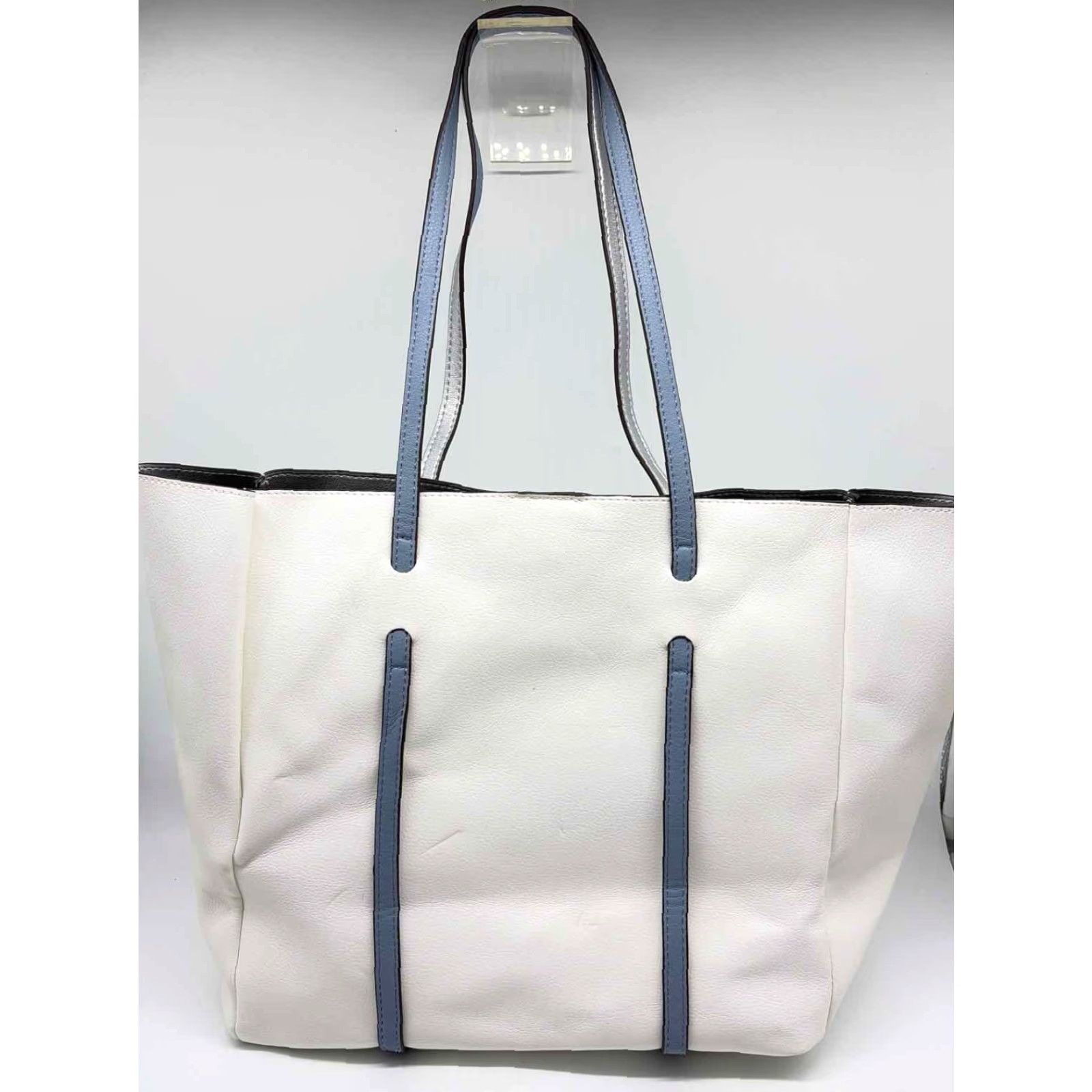 Vintage Pre-Owned Sondra Roberts White Tote Bag Size ONE SIZE - 2 Thumbnail