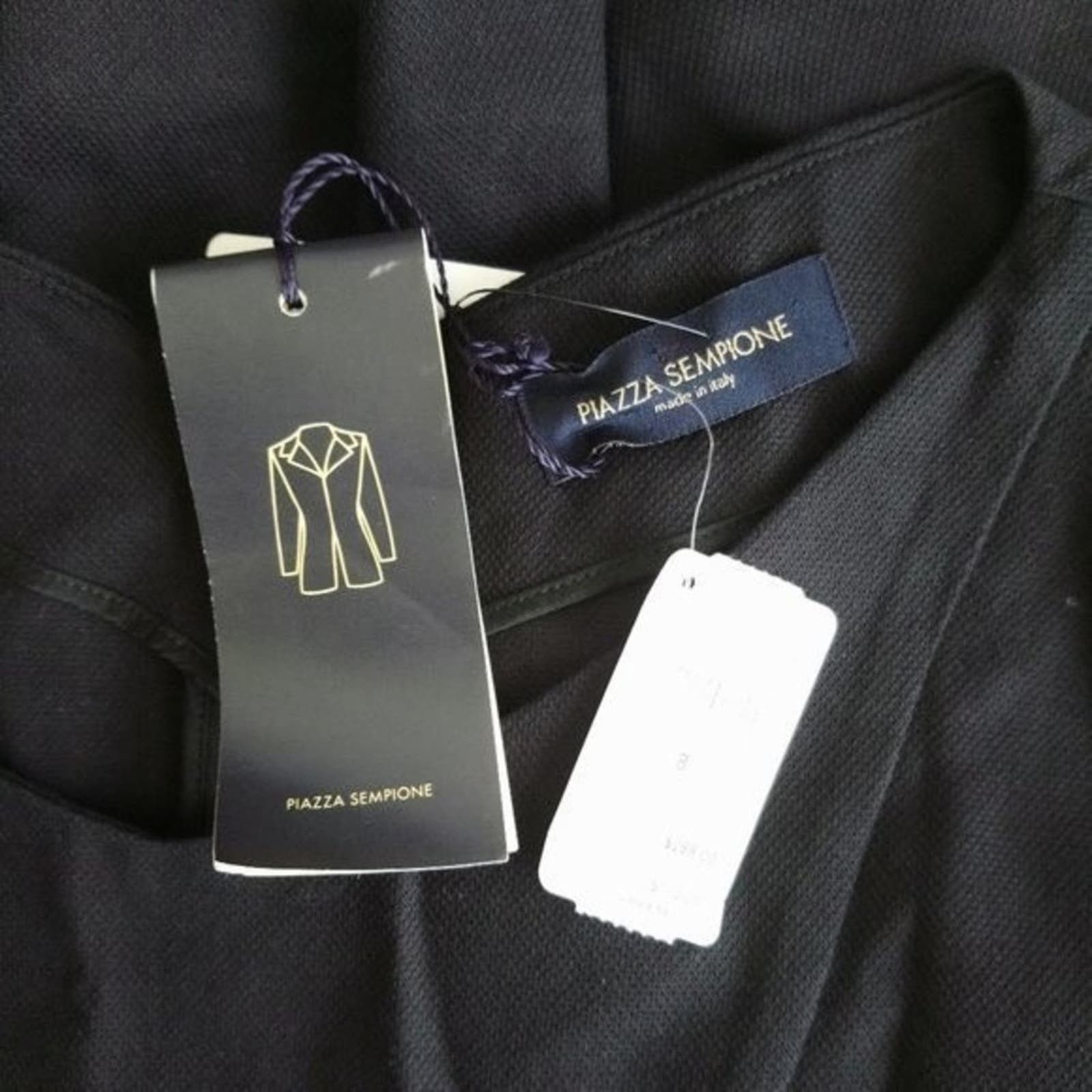 Piazza Sempione PIAZZA SEMPIONE Black A-Line Mini Dress w/ Tags, M/US6/IT42 Size M / US 6-8 / IT 42-44 - 6 Thumbnail