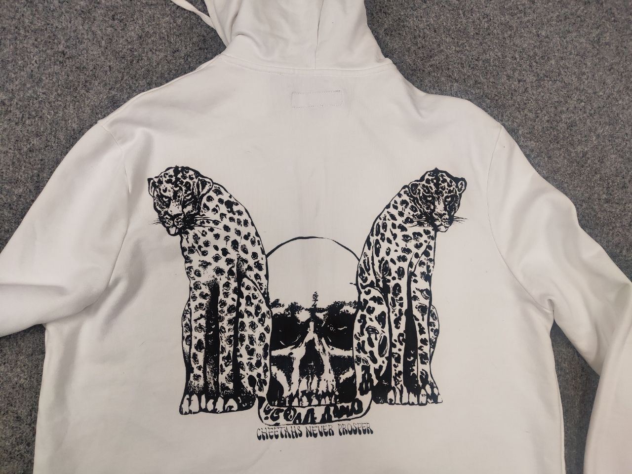 Allsaints Allsaints Cheetahs leopard Oversized Hoodie Vintage Style Size US M / EU 48-50 / 2 - 13 Thumbnail