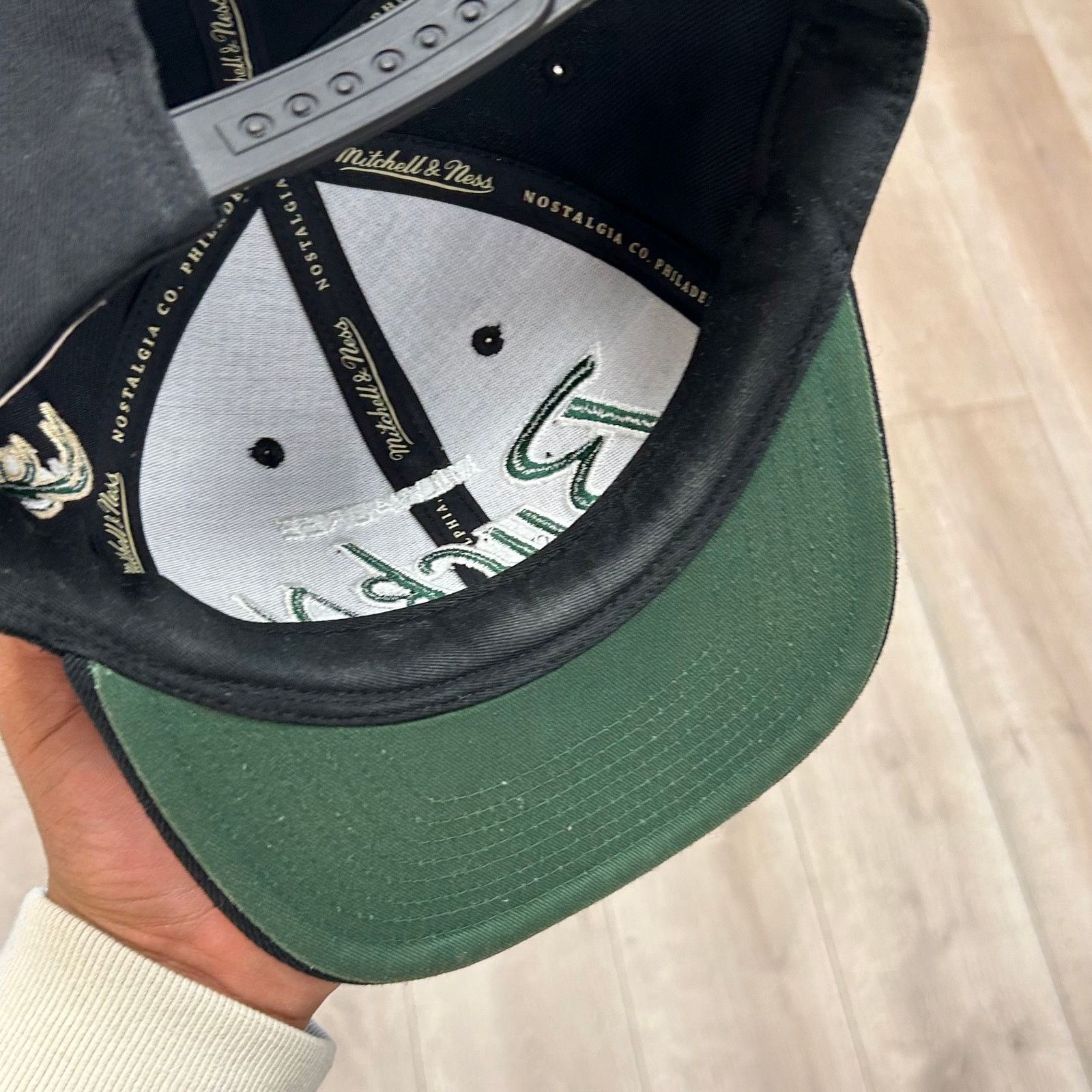 Mitchell & Ness Mitchell & Ness Milwaukee Bucks Hardwood Classics Script hat Size ONE SIZE - 5 Thumbnail