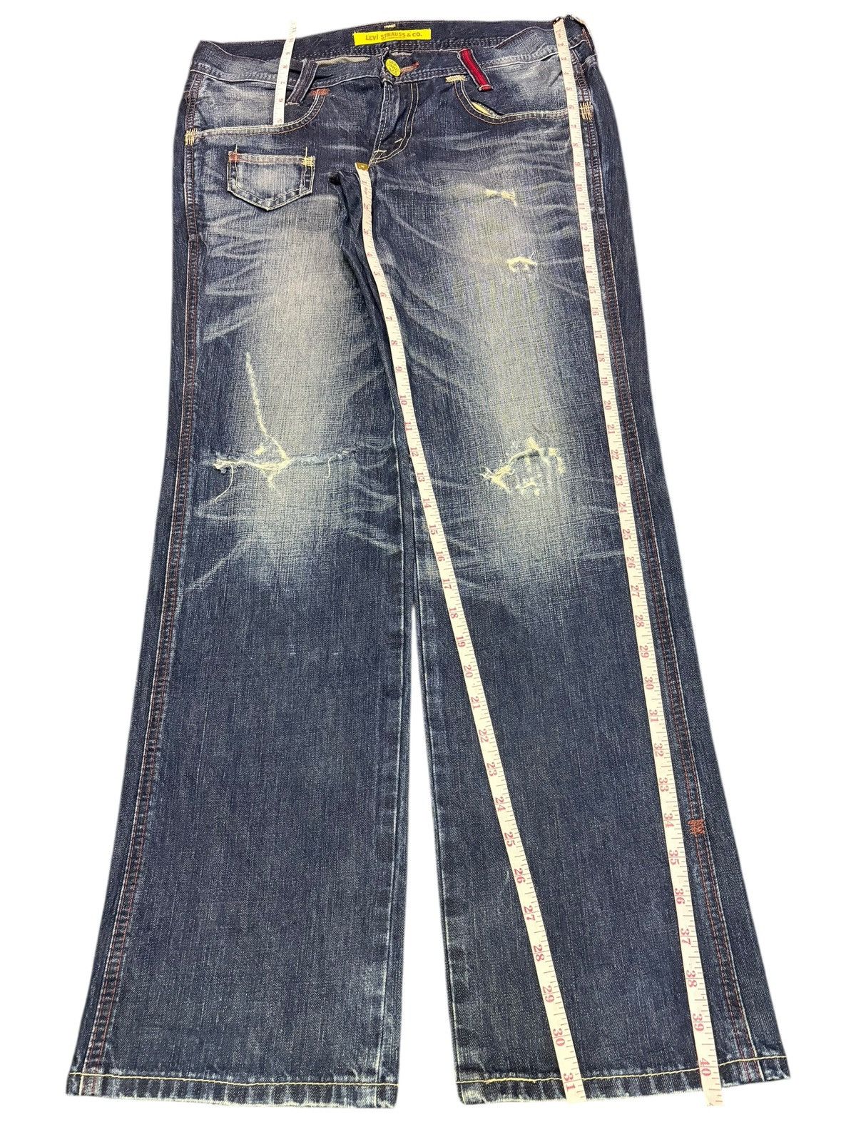 Levi's Vintage 90s Levis Special Edition Distress Loose Jeans Size 33" - 7 Thumbnail