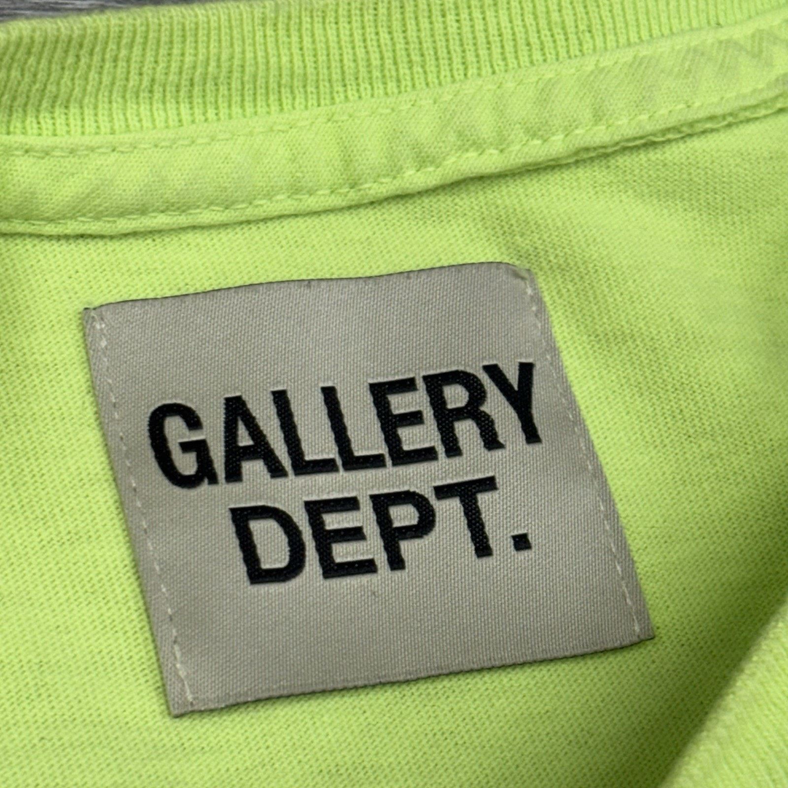 Gallery Dept. Gallery Dept Souvenir Tee ' Lime Green ' | ONLY WORN 1x Size US L / EU 52-54 / 3 - 13 Thumbnail