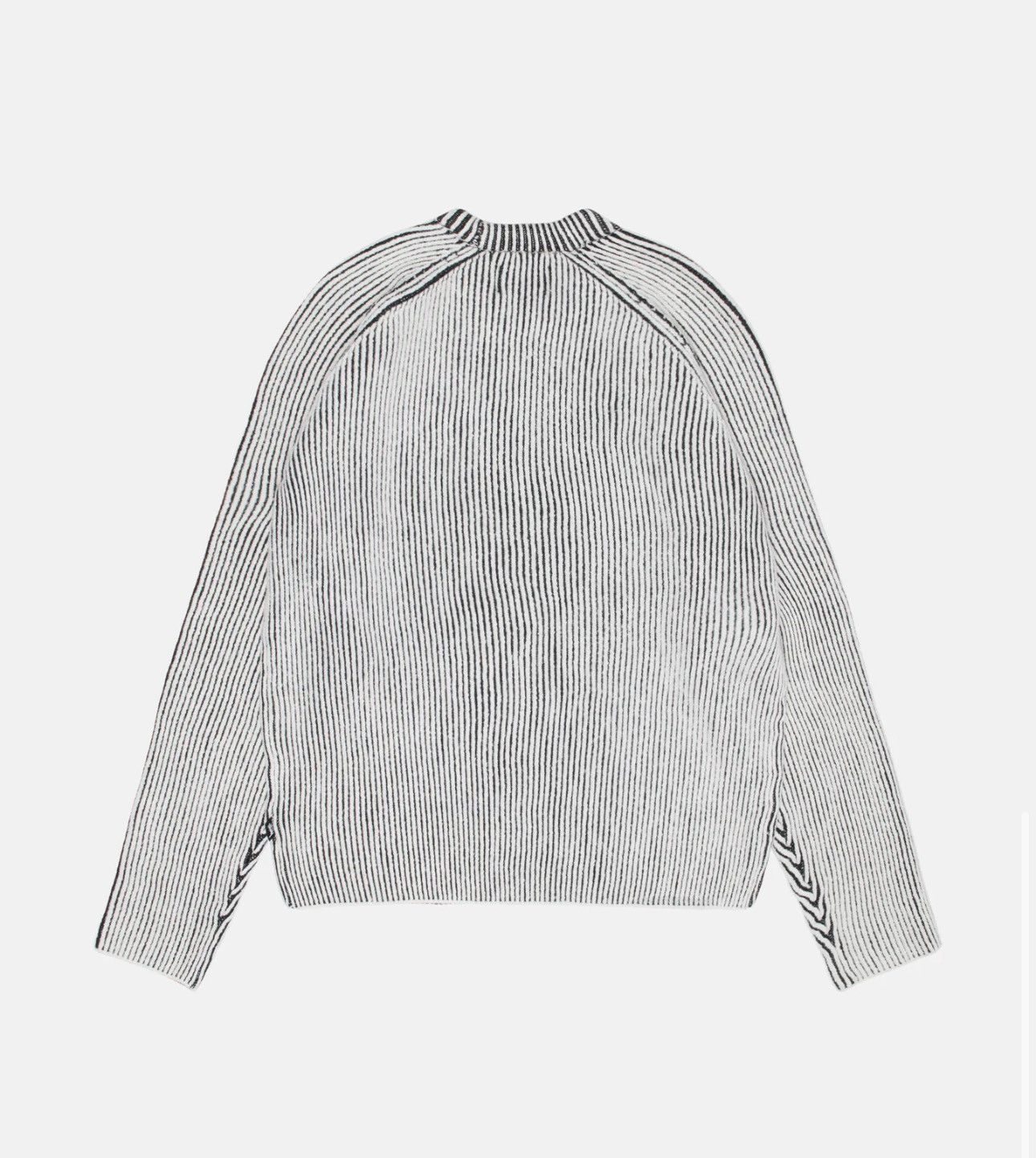 Stussy Stussy contrast rib sweater black/white Size US S / EU 44-46 / 1 - 2 Thumbnail