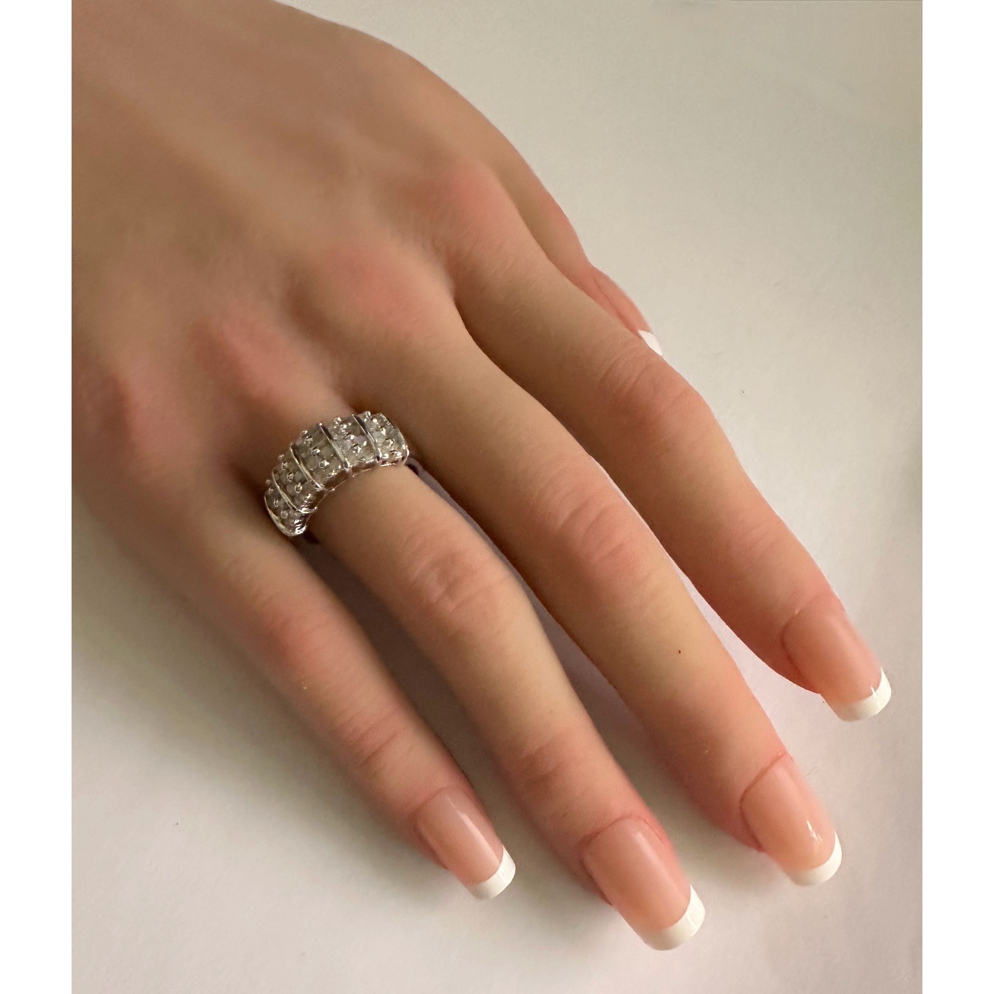 Other Elegant Channel Set 1 carat Natural Diamond Anniversary Ring Size ONE SIZE - 20 Thumbnail