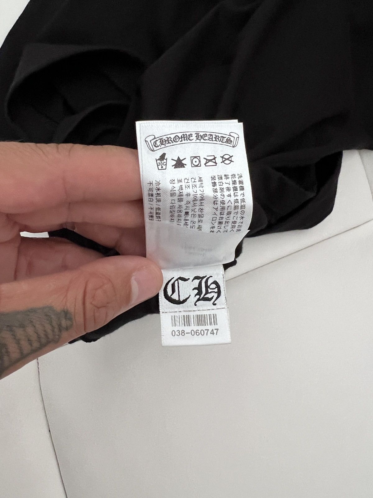 Chrome Hearts Chrome hearts logo t shirt Size US L / EU 52-54 / 3 - 7 Thumbnail