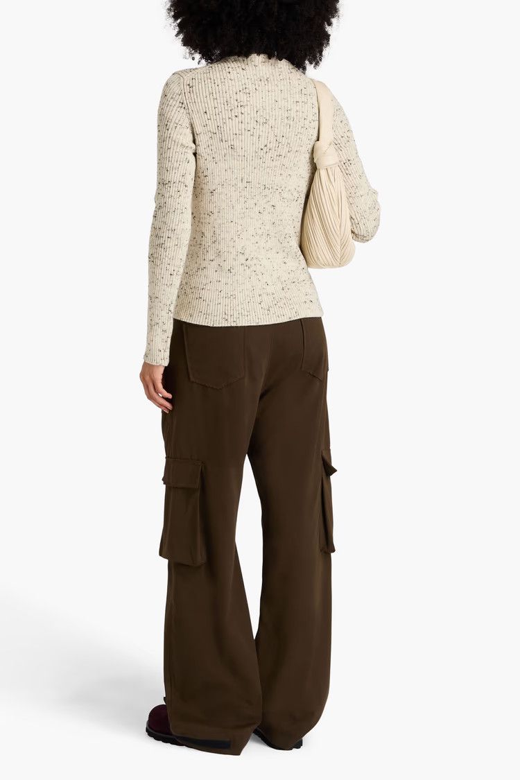 Jil Sander o1y1025 Turtleneck Sweater in Cream/Black Size XS / US 0-2 / IT 36-38 - 3 Thumbnail