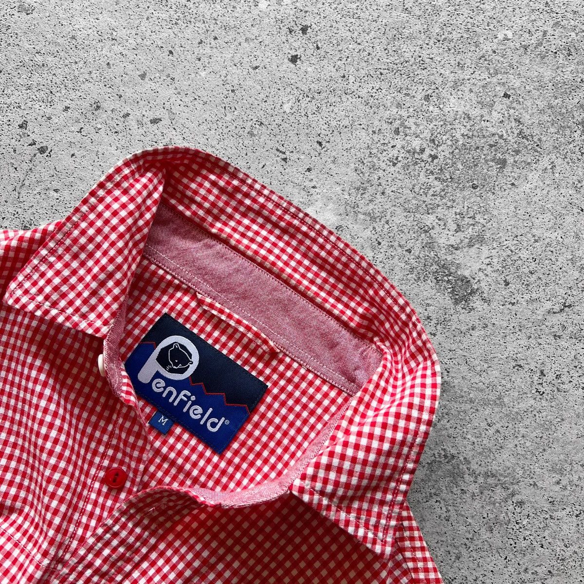 Designer × Penfield Penfield Mens Check Red White Long Sleeve Button Shirt Size US M / EU 48-50 / 2 - 9 Thumbnail